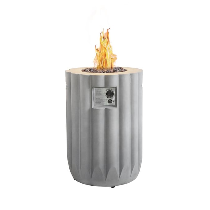 Gas Fire Pits Department At, Propane Fire Pit Column