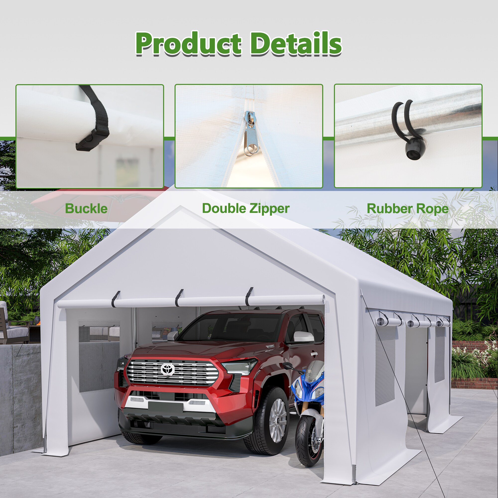 Xspracer ML-CH039WS Carport-Covers - View #3