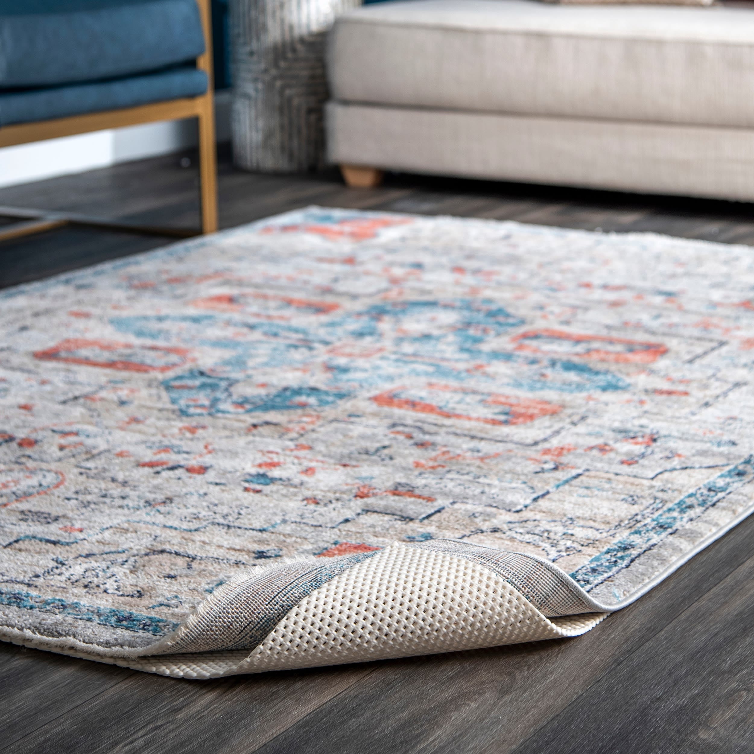 nuLOOM JAPD2A-18034 2 x 3 (ft) Rectangular Polyester Non-Slip Rug Pad