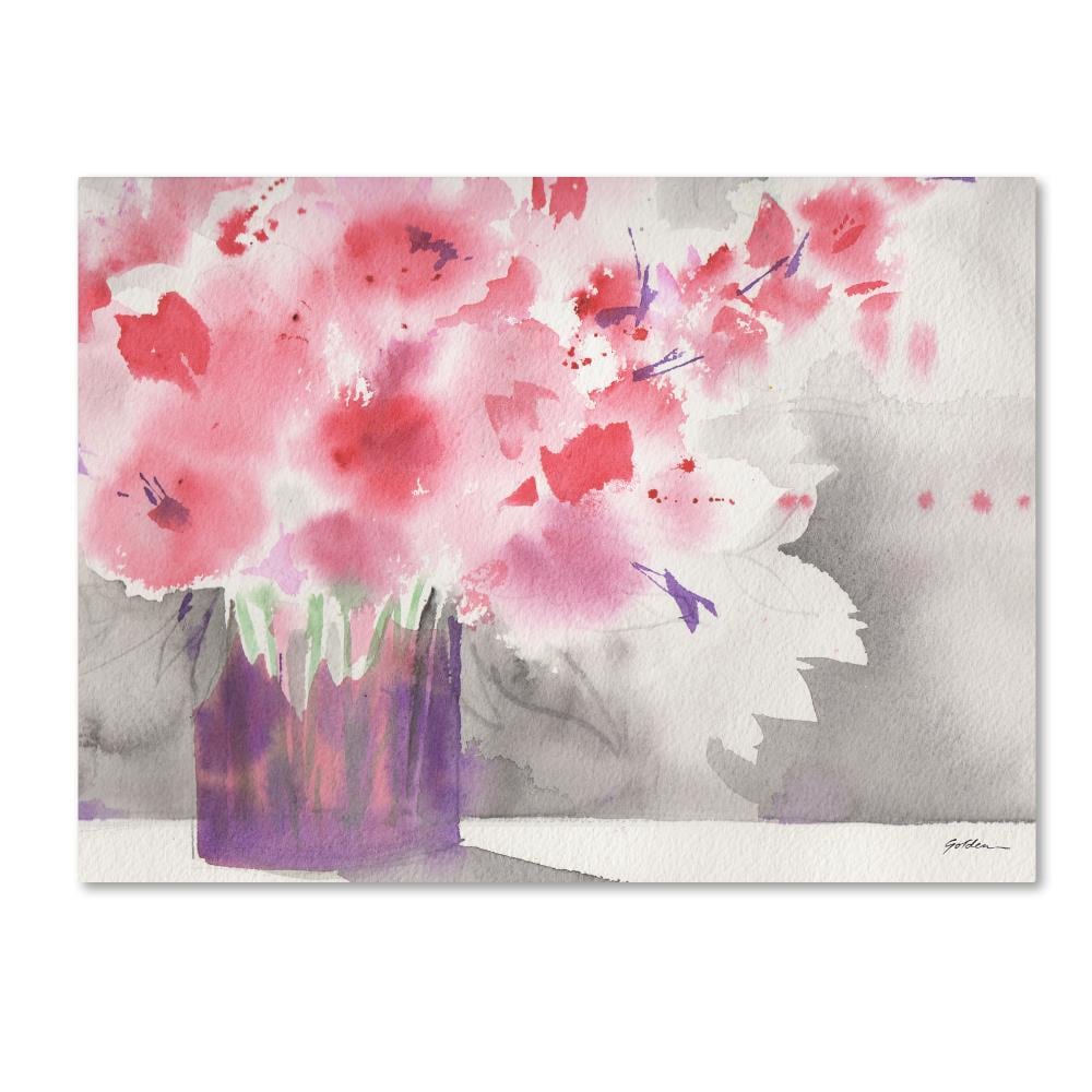 Trademark Fine Art SG0469-C2432GG Framed 24-in H x 32-in W Botanical Print on Canvas