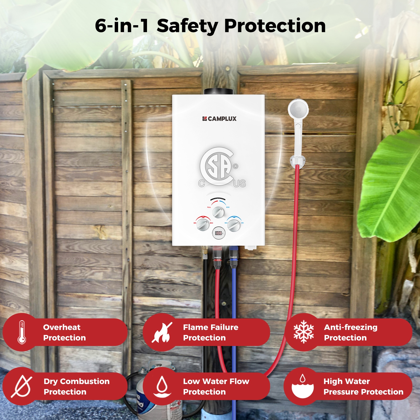 Camplux BW211-N Gas-Water-Heaters - View #3