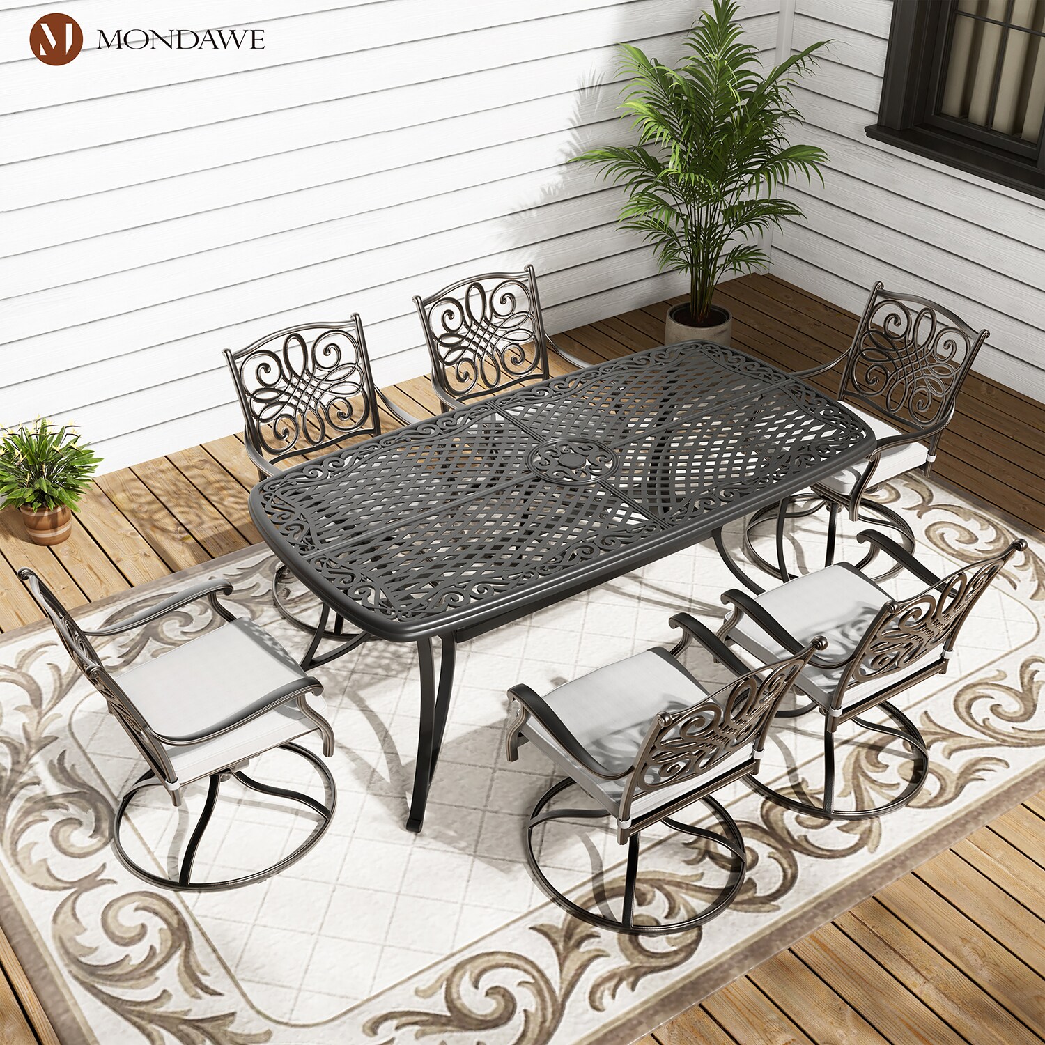 Mondawe MO-ODR7BMCG Patio-Dining-Sets - View #2