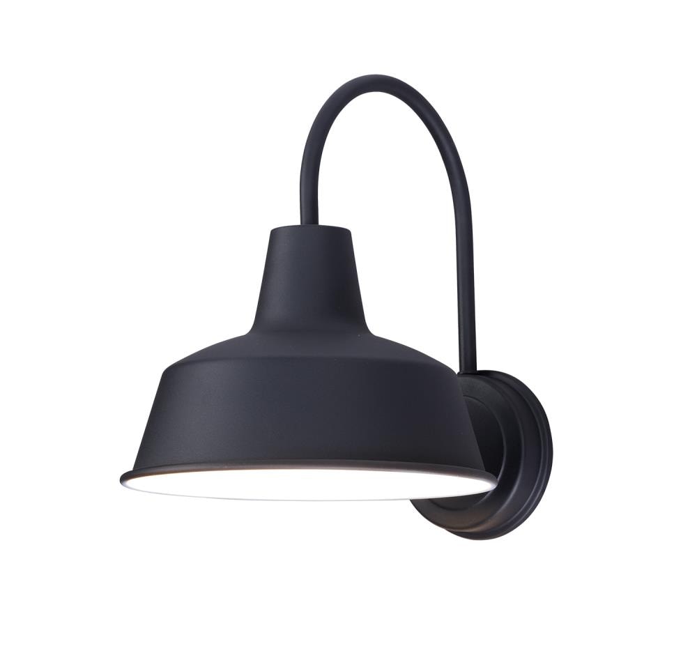 Maxim Lighting 35016BK Pier M 1 -Light 13.25-in H Matte Black Hardwired Dark Sky Outdoor Wall Light