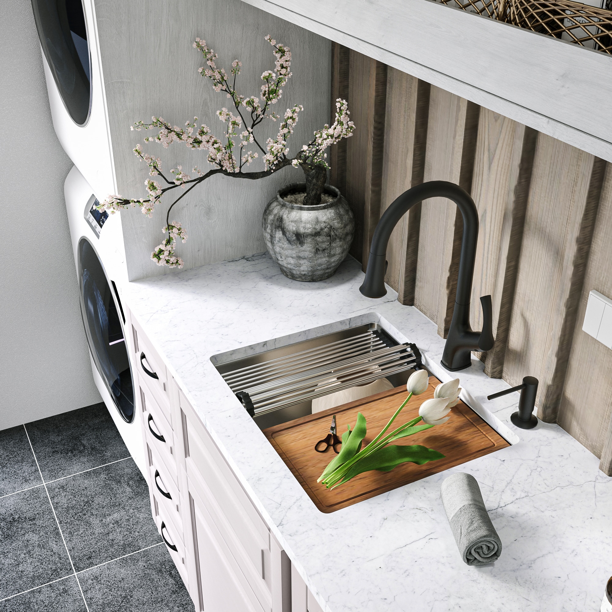 Karran WS-33-PK1 Kitchen-Sinks - View #10