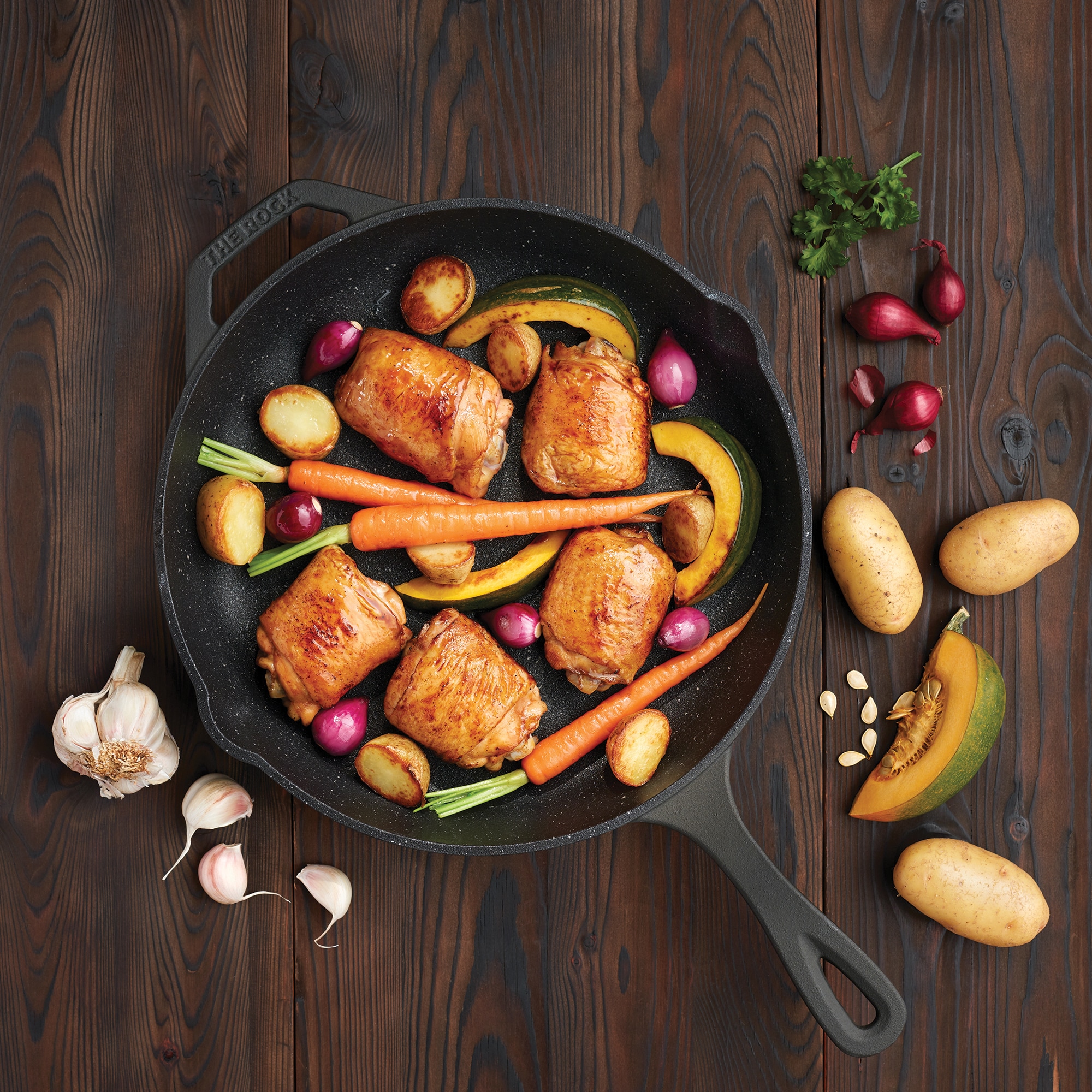 Starfrit THE ROCK 2.795-in Cast Iron Skillet in the Cooking Pans & Skillets  department at