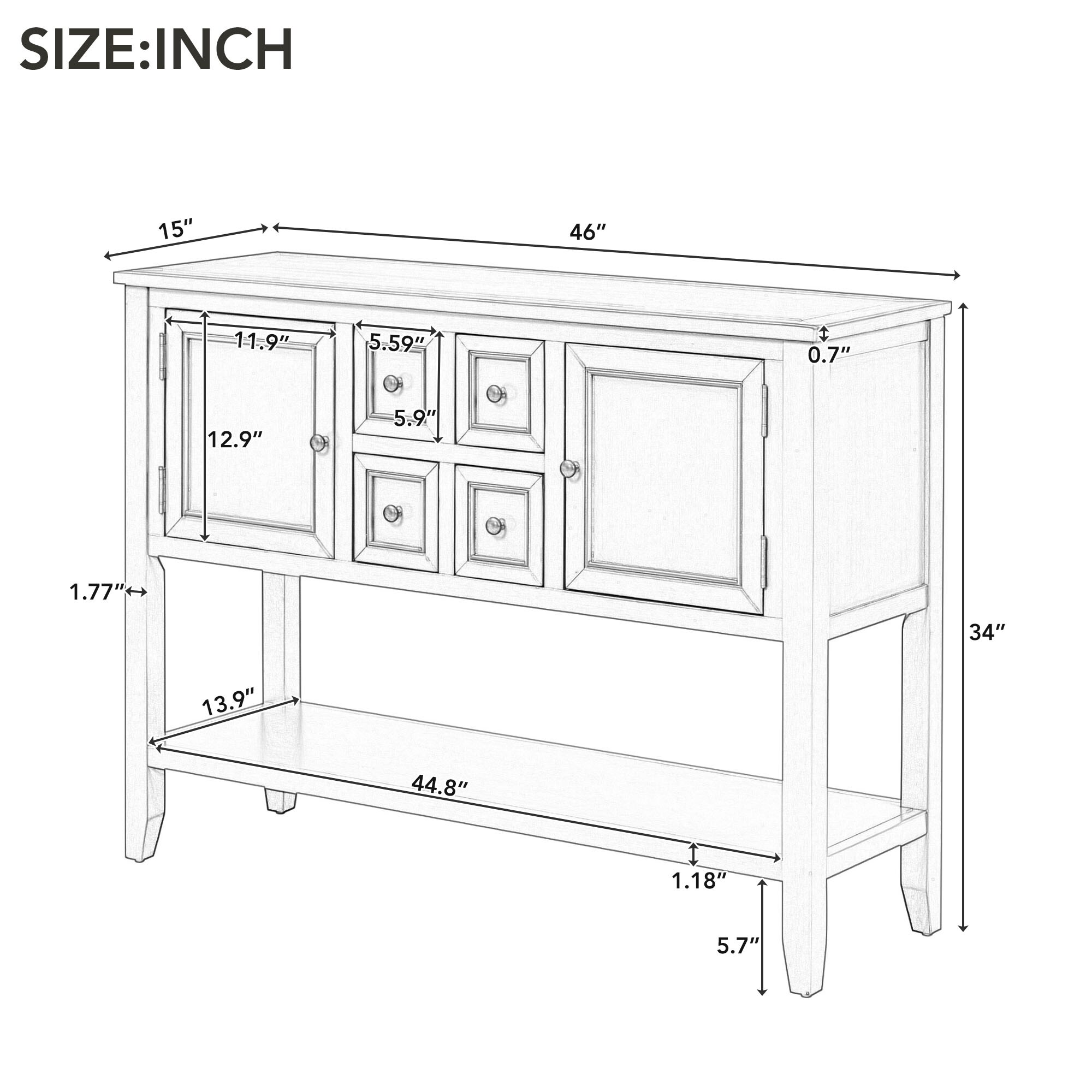 Bayfeve BF-314995P-IN Console-Sofa-Tables - View #7