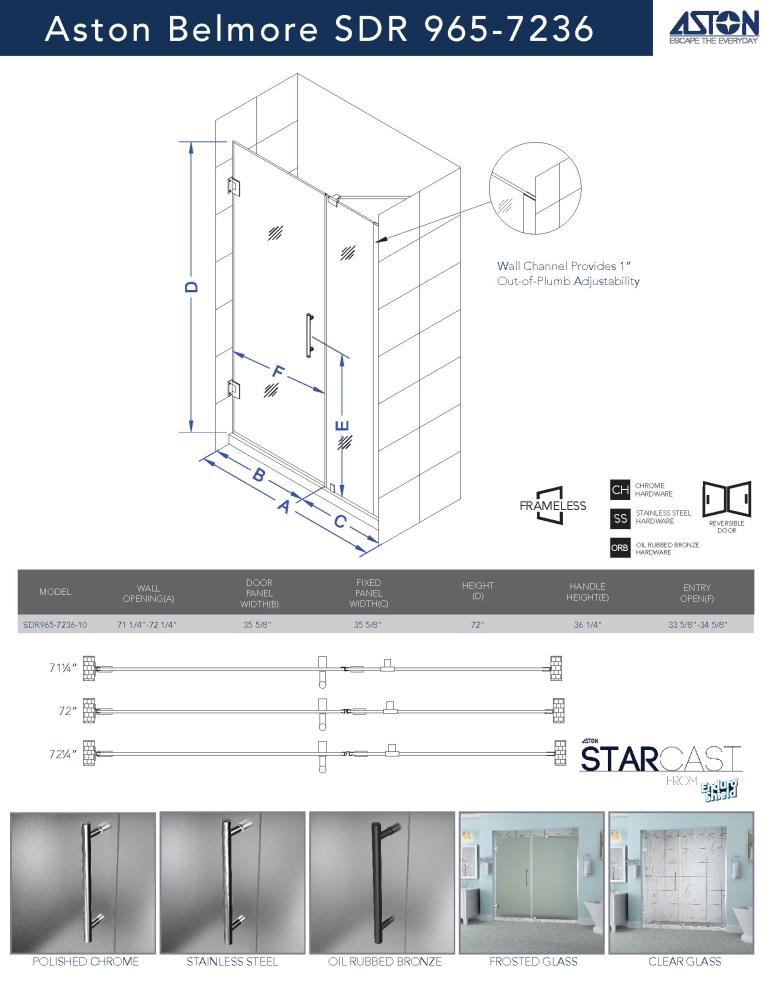 Aston SDR965FCH723610 Shower-Doors - View #3