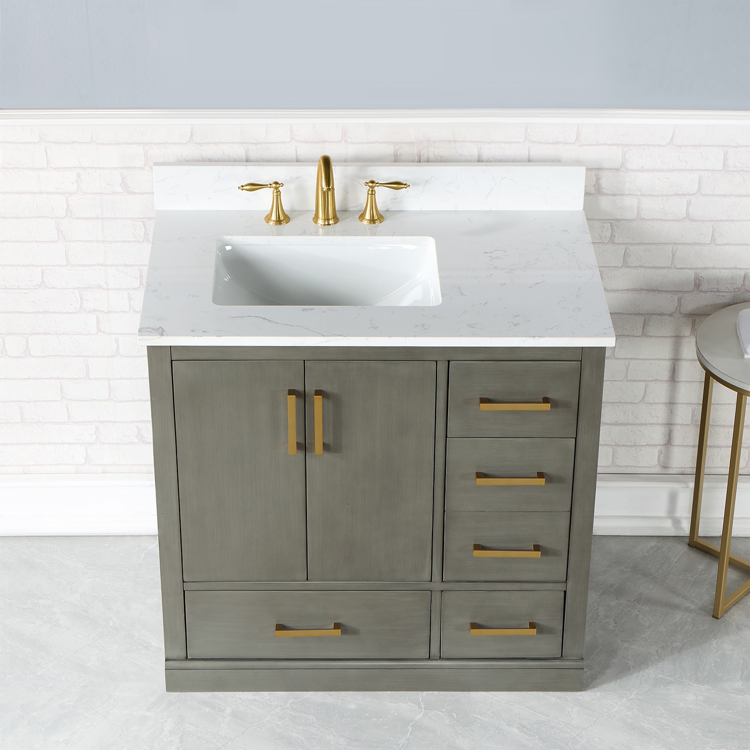 Altair 544036-GP-AW-NM Bath-Vanity-Combo - View #2