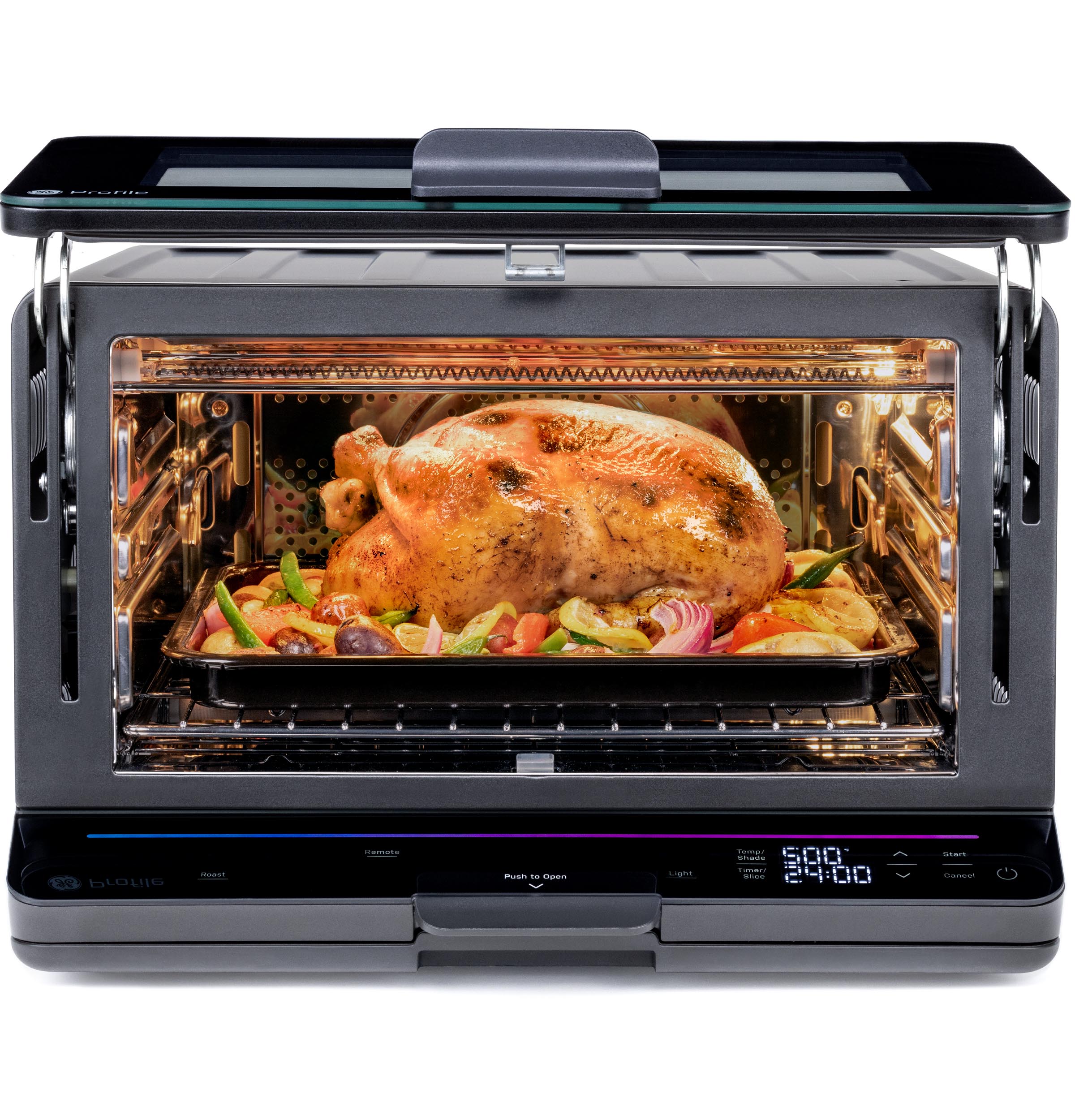 GE 6Slice Black Toaster Oven (1800Watt) in the Toaster Ovens