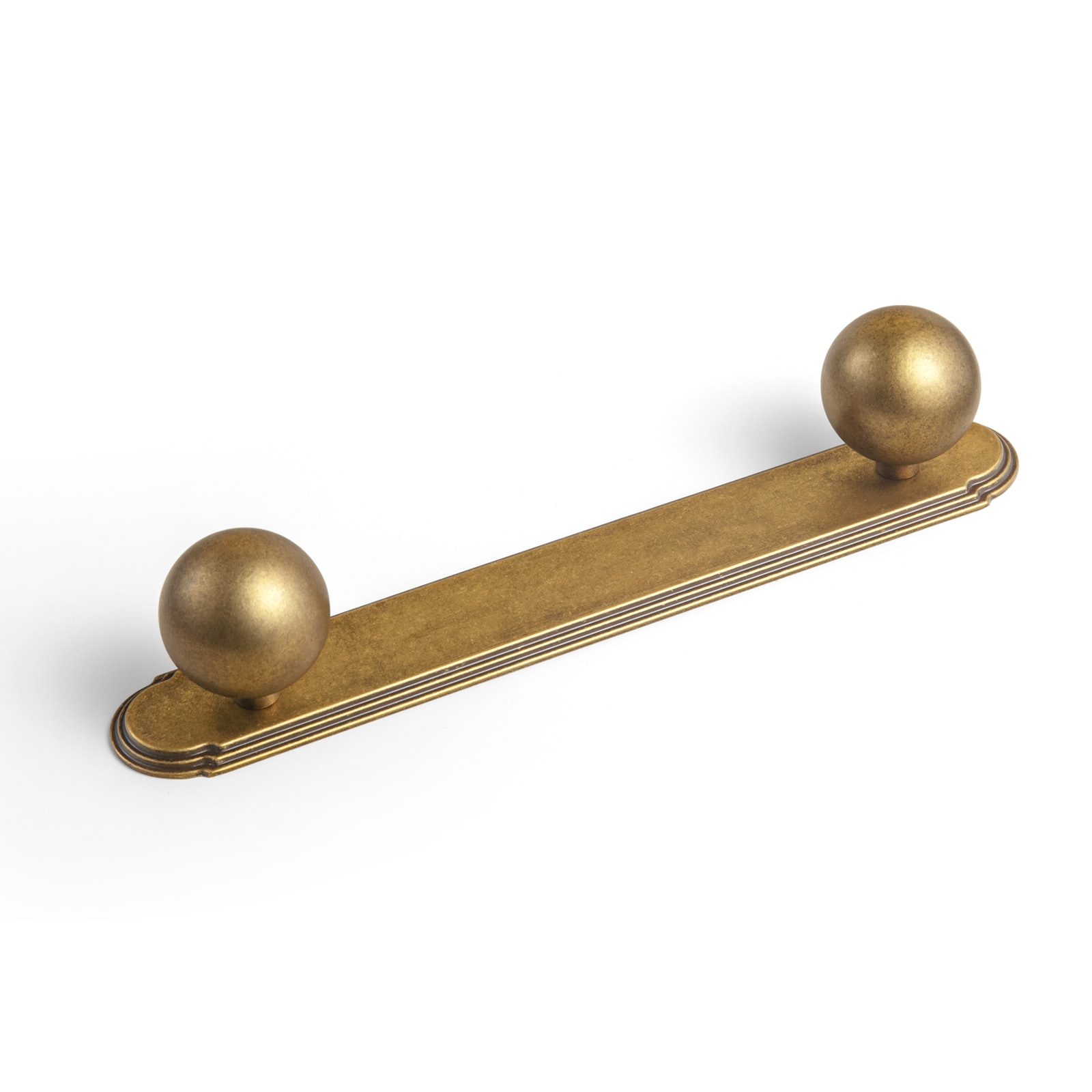 Miaokesen 052GT-DAD-G014/128-2 5-1/16-in , 128mm Center to Center Antique Brass Novelty Handle Drawer Pull 2 -Pack
