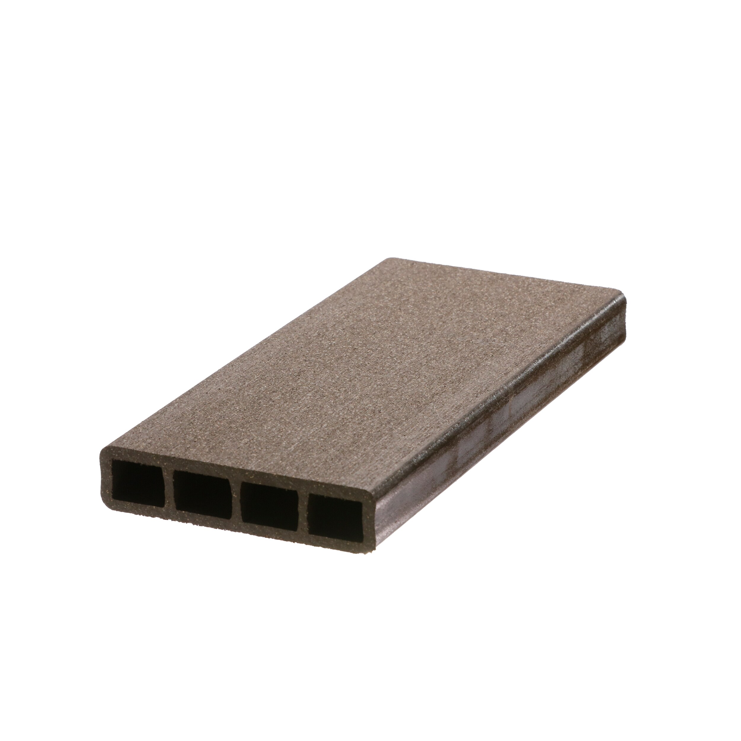 DuxxBak I.Dekk HD 5.25-in Walnut Composite Deck Board (Sample) #SAMP-IDHD-SE-WALNUT