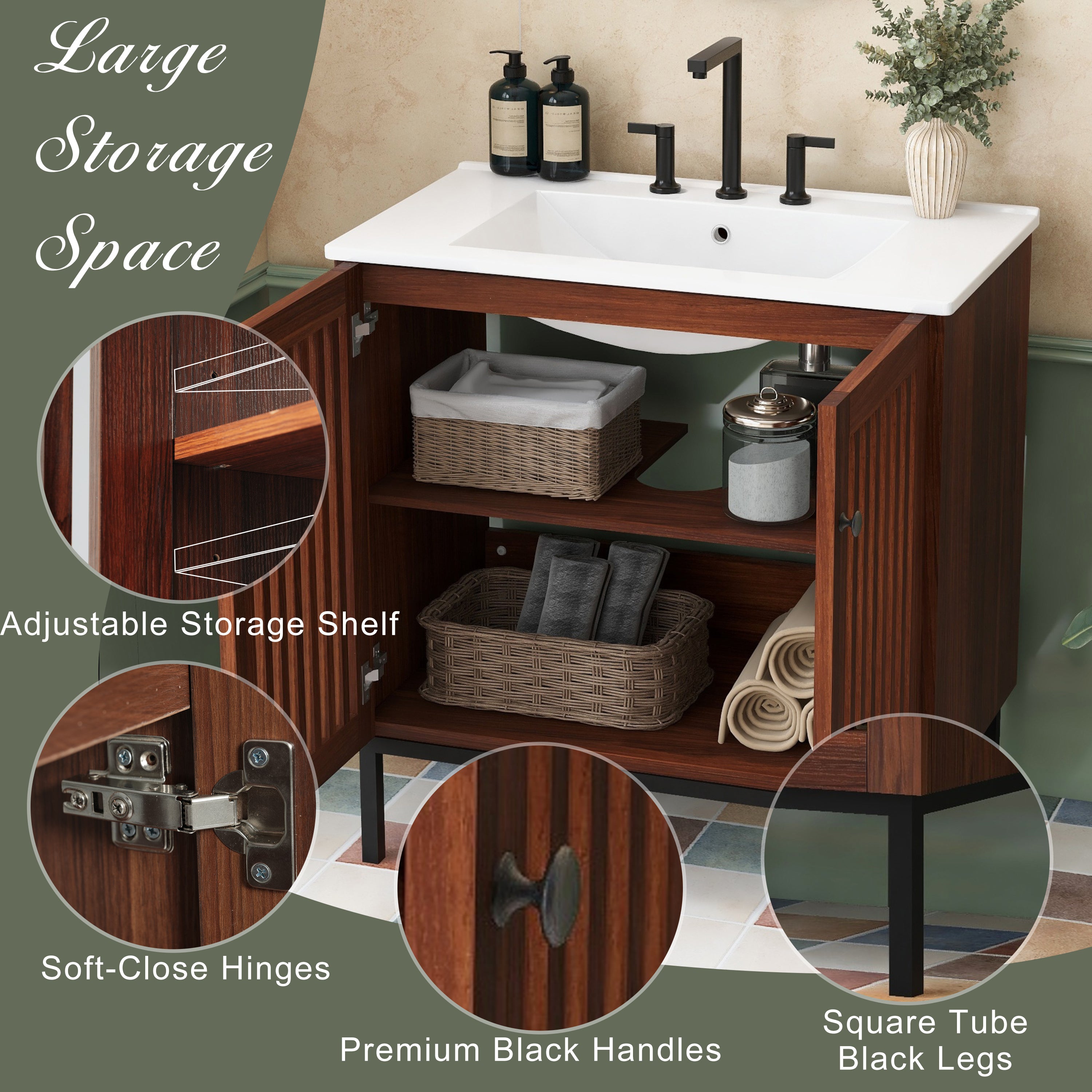 Boyel Living BL-NE-5324B Bath-Vanity-Combo - View #6