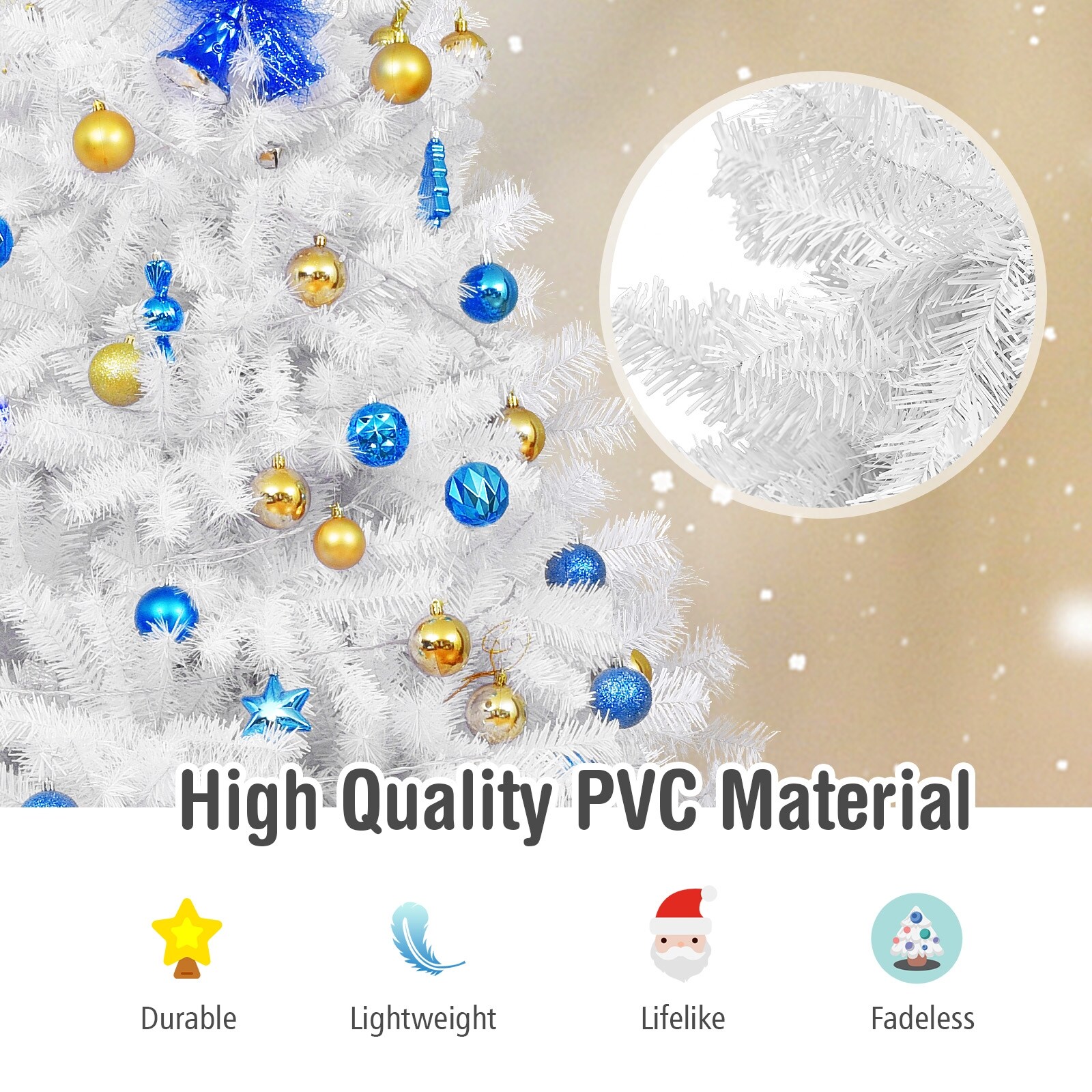 Forclover HYC-CM473C Artificial-Christmas-Trees - View #9