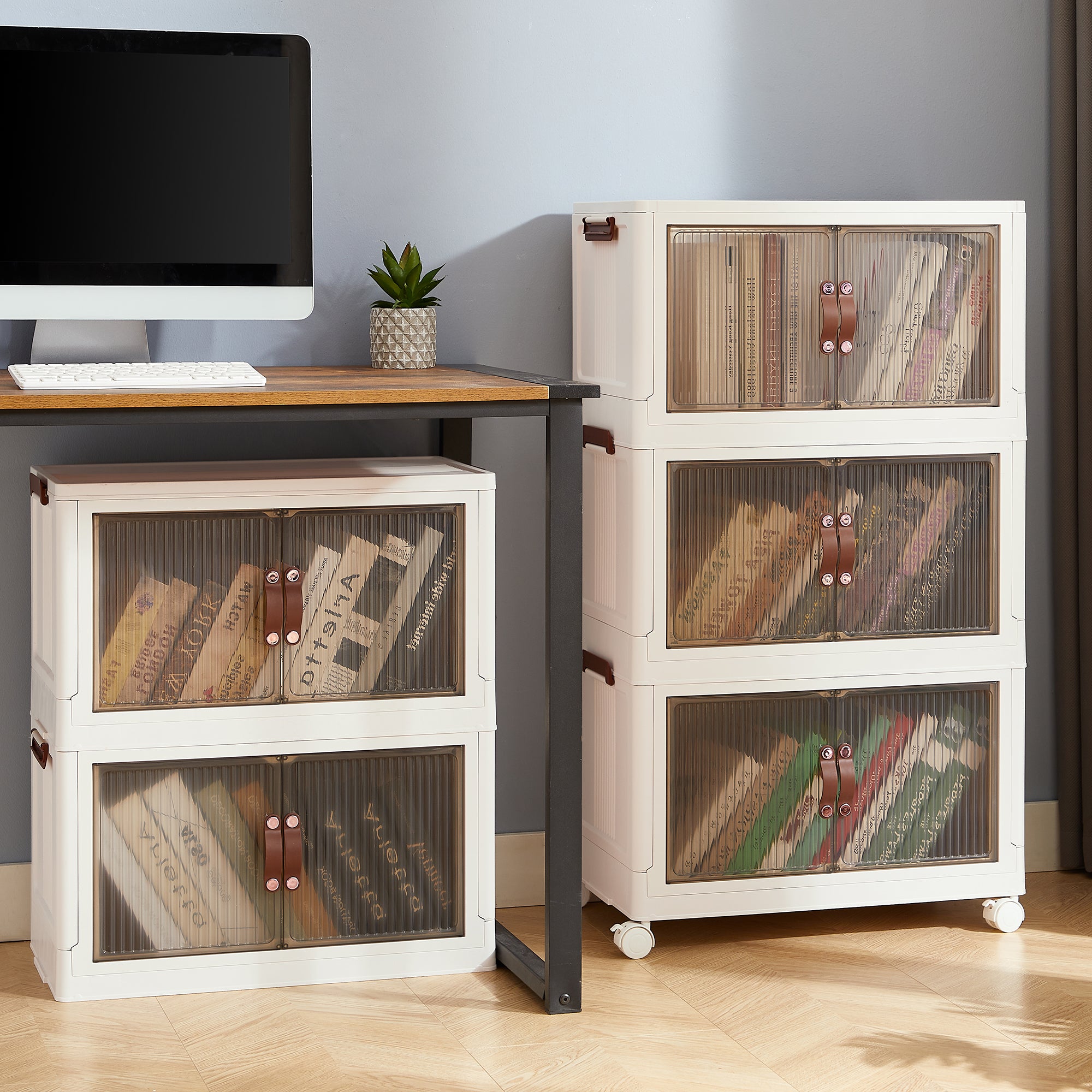 Vecelo LOE-LSB06-WHT Bins-Baskets - View #2