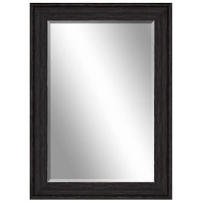 Black Framed Wall Mirror In The Mirrors, Allen Roth White Beveled Wall Mirror