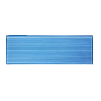 WS Tiles - Hand Painted Light Teal 4 in. x 12 in. Individual Glass Subway Wall Tile (5 sq. ft / Case) WS Tiles - Hand Painted Light Teal 4 in. x 12 in. Individual Glass Subway Wall Tile (5 sq. ft / Case)