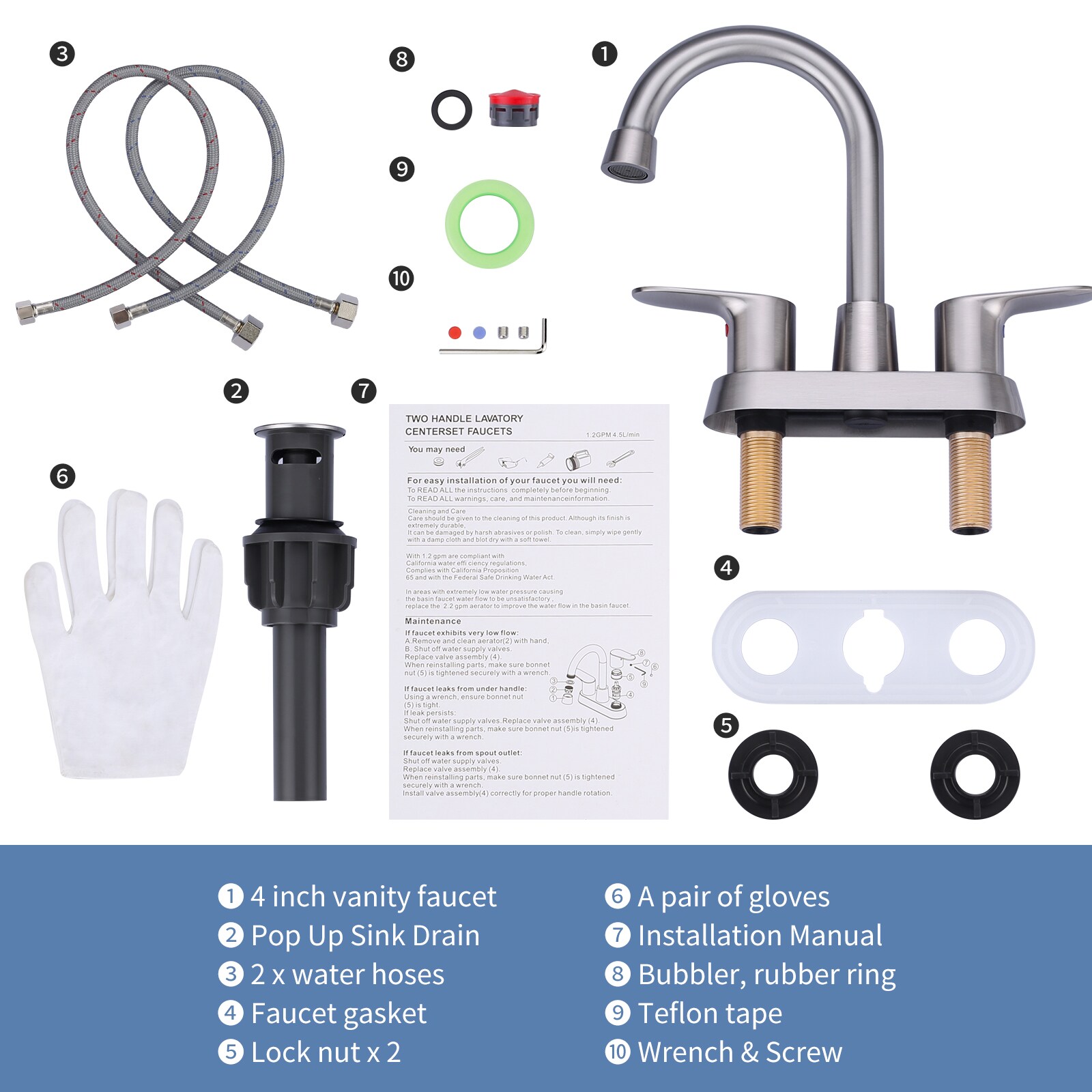 WOWOW 2321800-LW Lavatory-Faucets - View #7