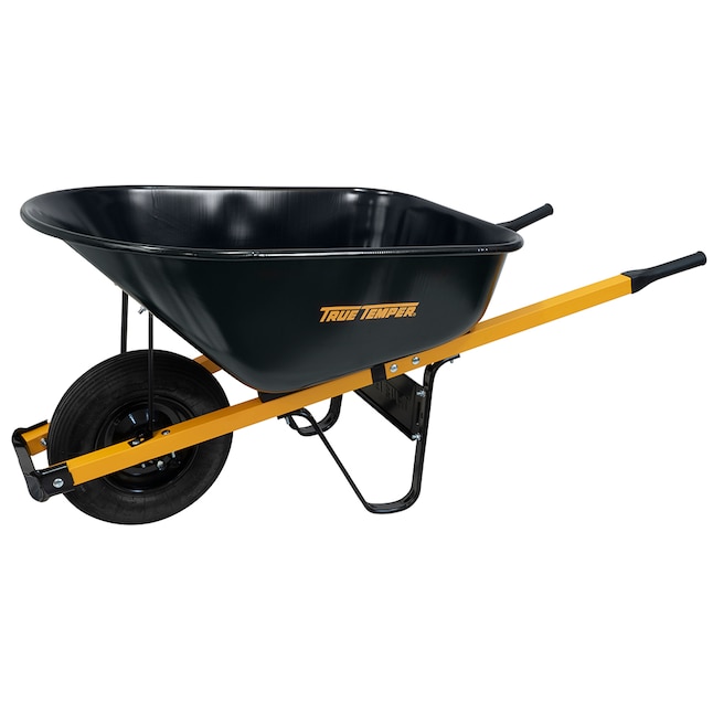 True Temper 6-cu ft Wheelbarrow in the Wheelbarrows department at Lowes.com