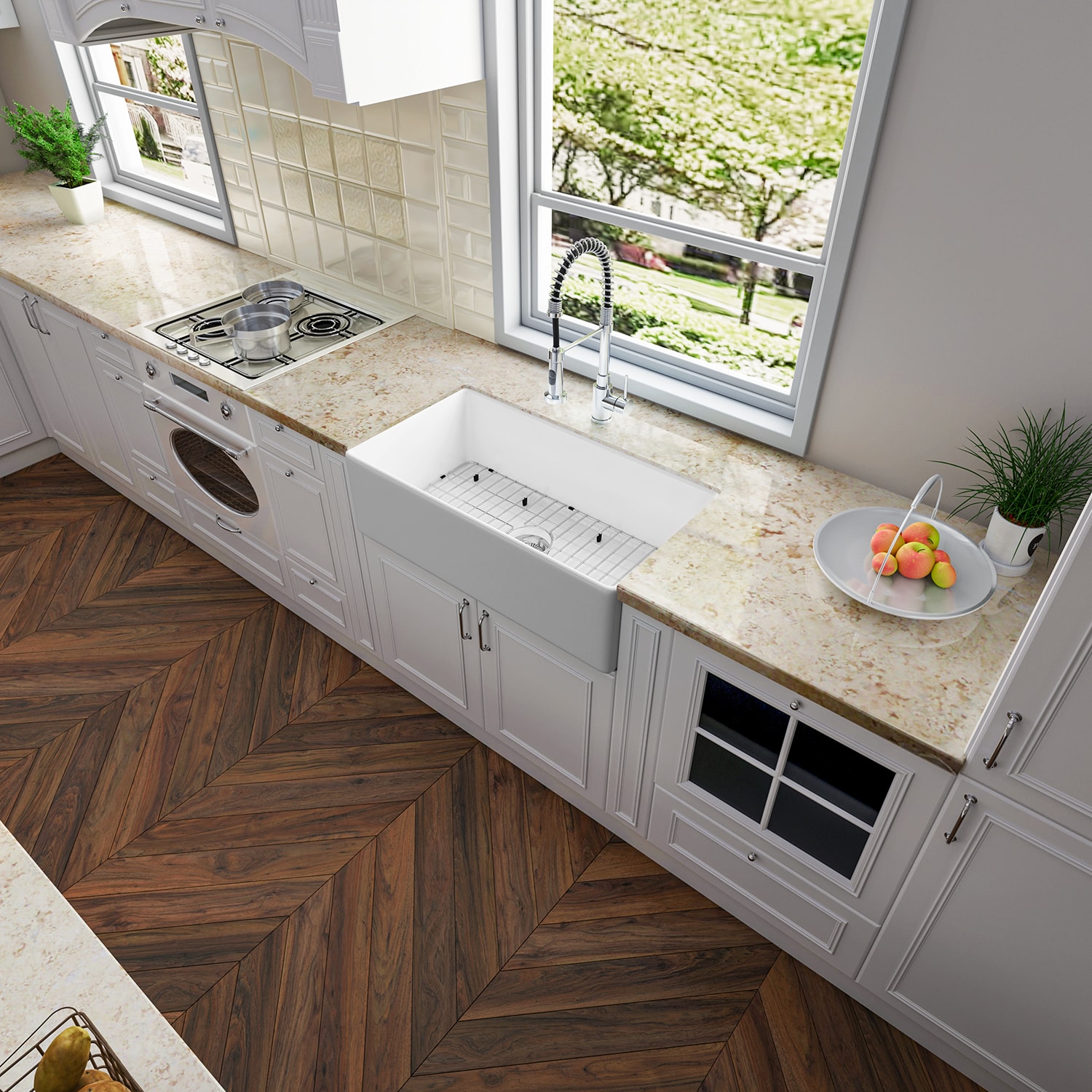 Sinber F3318S-OLR Kitchen-Sinks - View #5