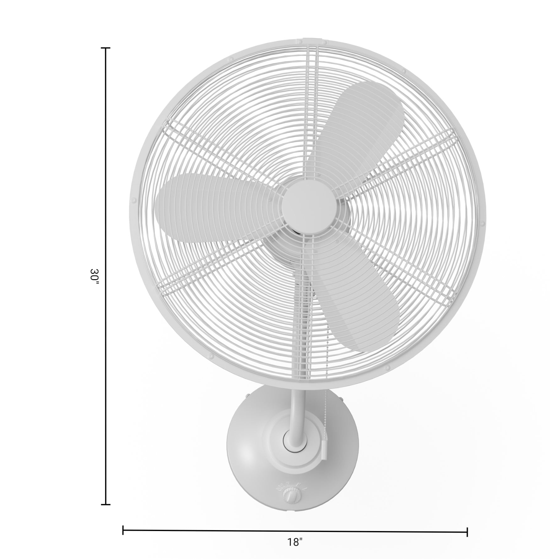 Harbor Breeze JP18MWW3 Wall-Mounted-Fans - View #9