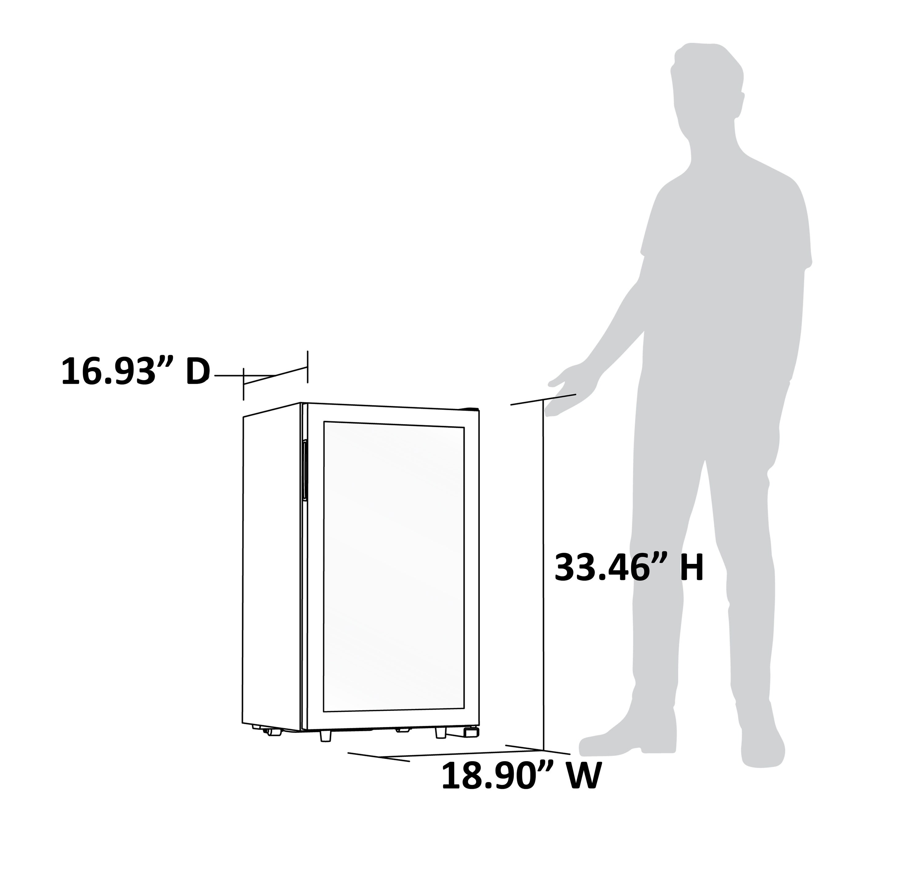 The Venari standard model comes in a 6x6, 6x8, or 8x8. Each cooler