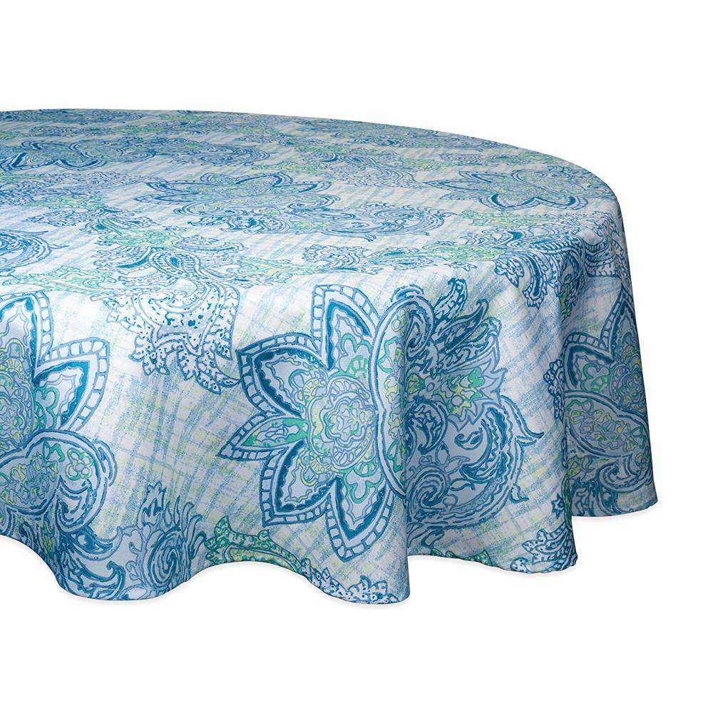 DII CAMZ10389 Blue Tablecloth