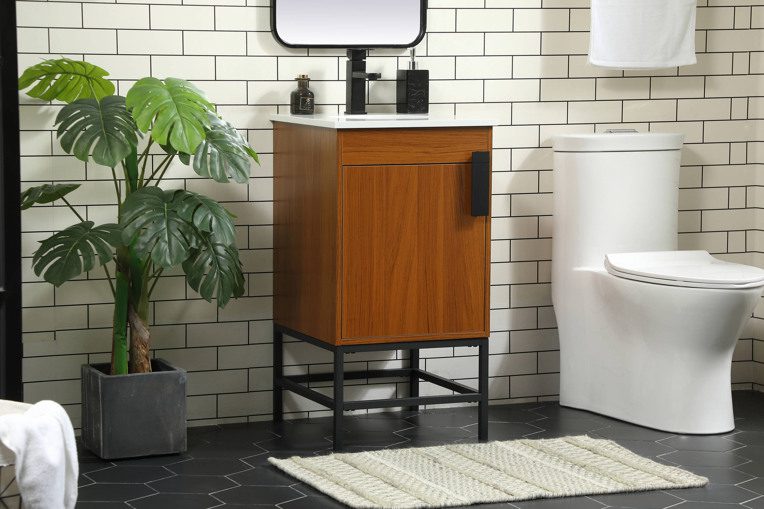 Elegant Decor HF146454MTK Bath-Vanity-Combo - View #3