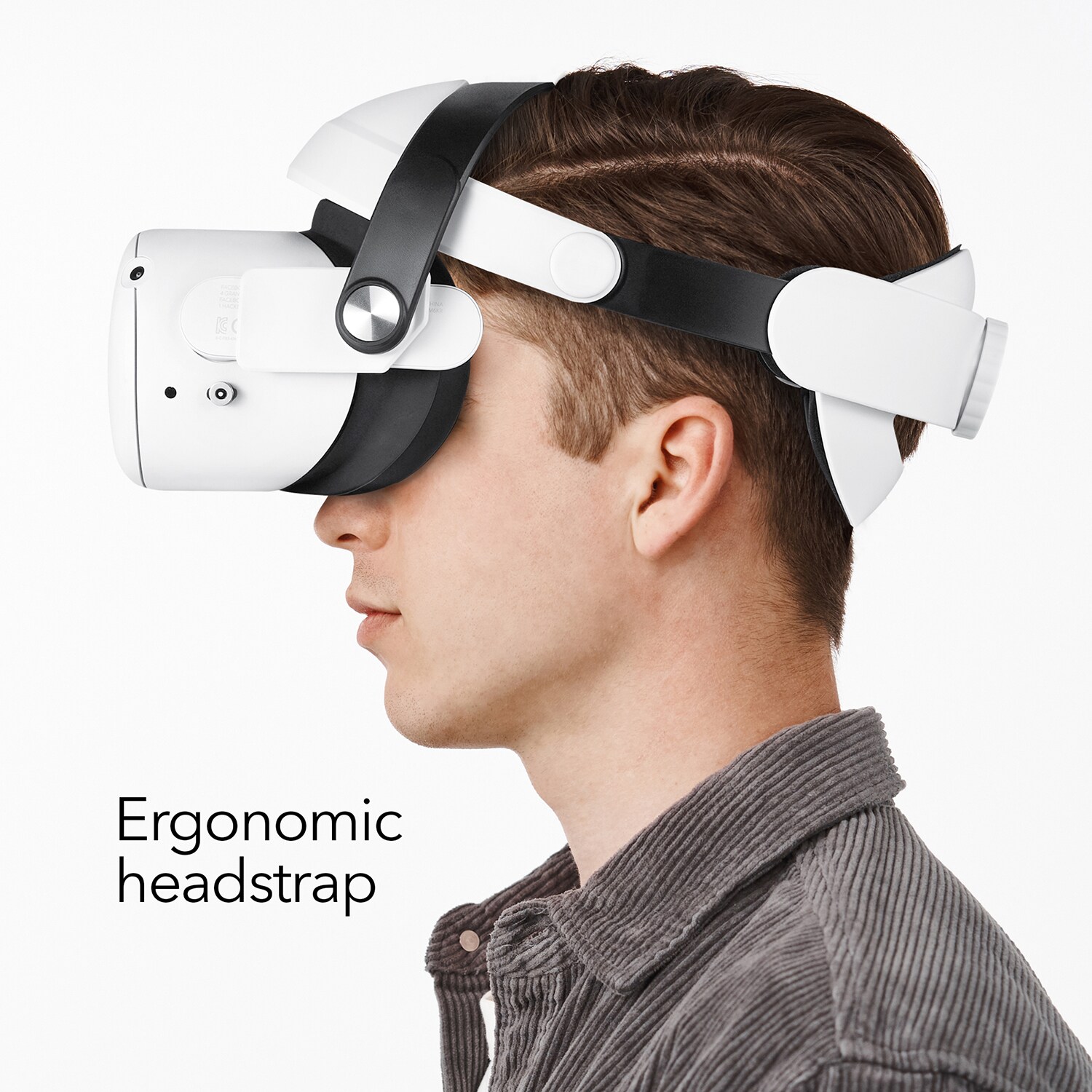 Oculus Med Batterirem Renoverade Virtual Reality-glasögon Quest 2 Silver