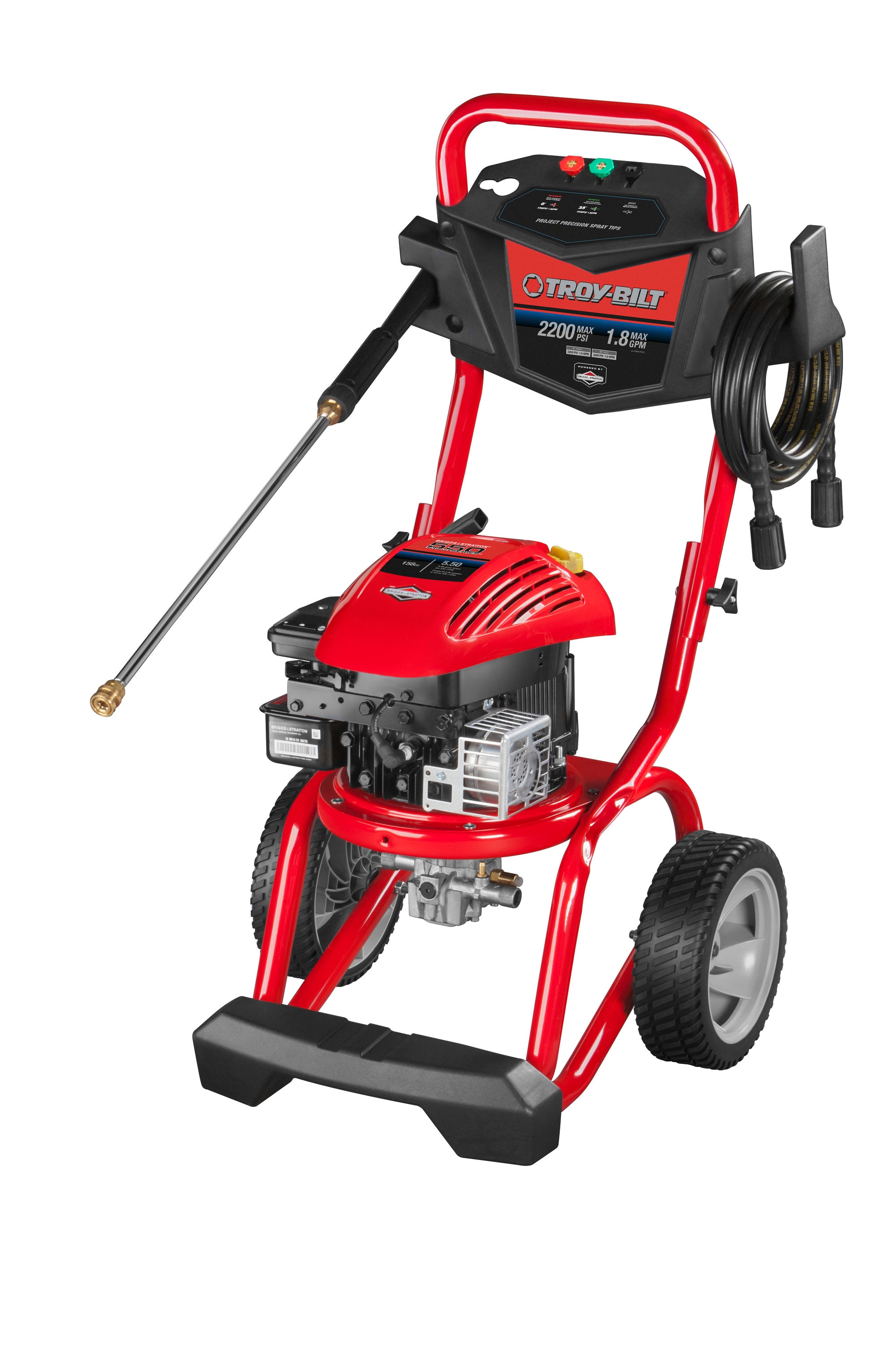 Troy-Bilt 2200 PSI 1.8-Gallons Gas Pressure Washer in the Pressure Washers  department at