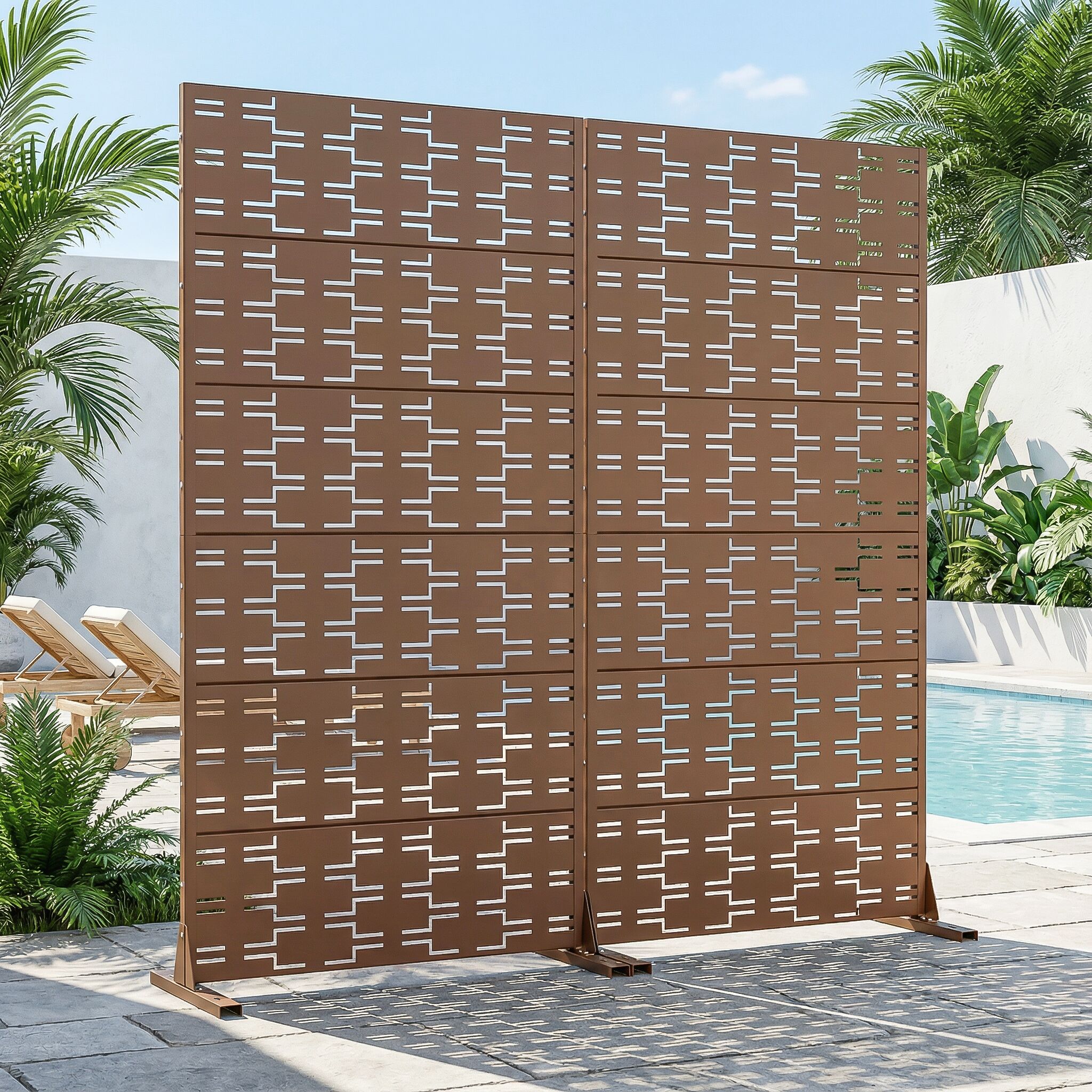 Wooakway L20609-604A44 Outdoor-Privacy-Screen - View #2