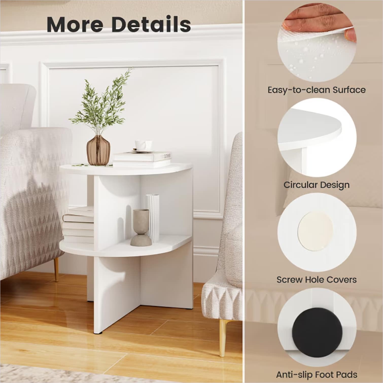 FlowLuxe VA6LFVNG406A nightstands - View #7