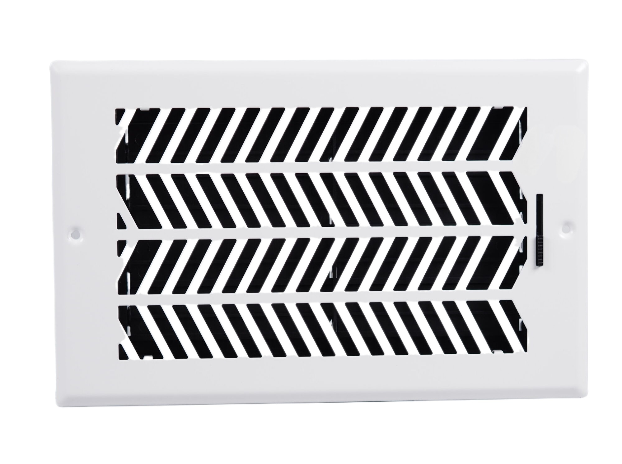 allen + roth LS0011006WH 10-in x 6-in Maximum airflow Steel White Madison Design Sidewall/Ceiling Register