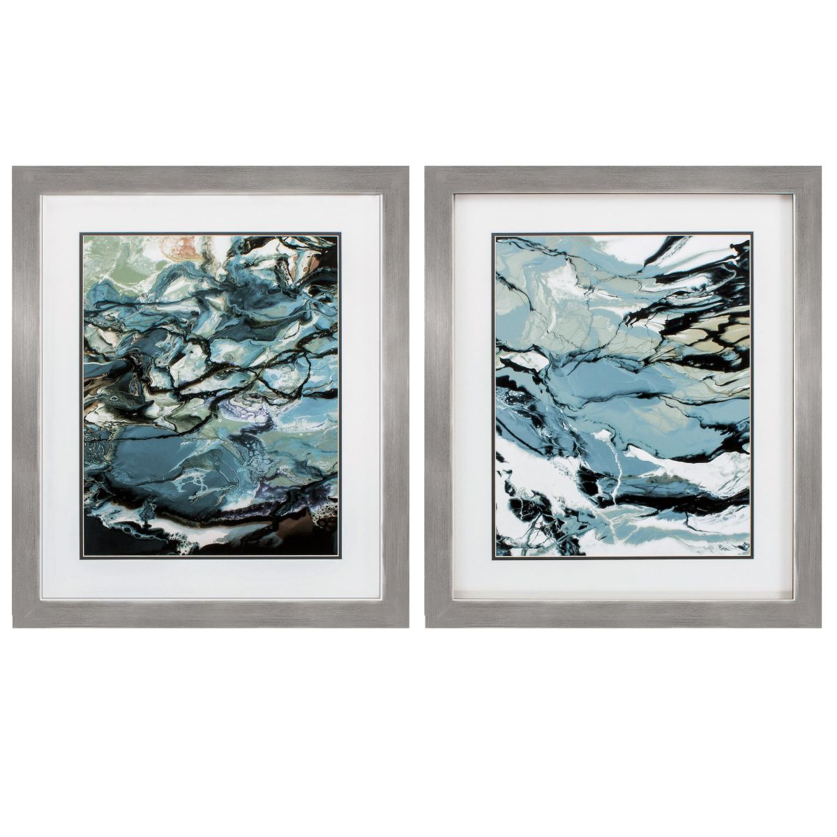 HomeRoots Silver Wood Framed 27-in H x 23-in W Landscape Wood Print at ...