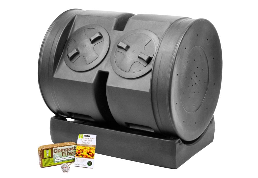 Good Ideas CW-2XS012-BLK 82.3 Plastic Tumbler Composter