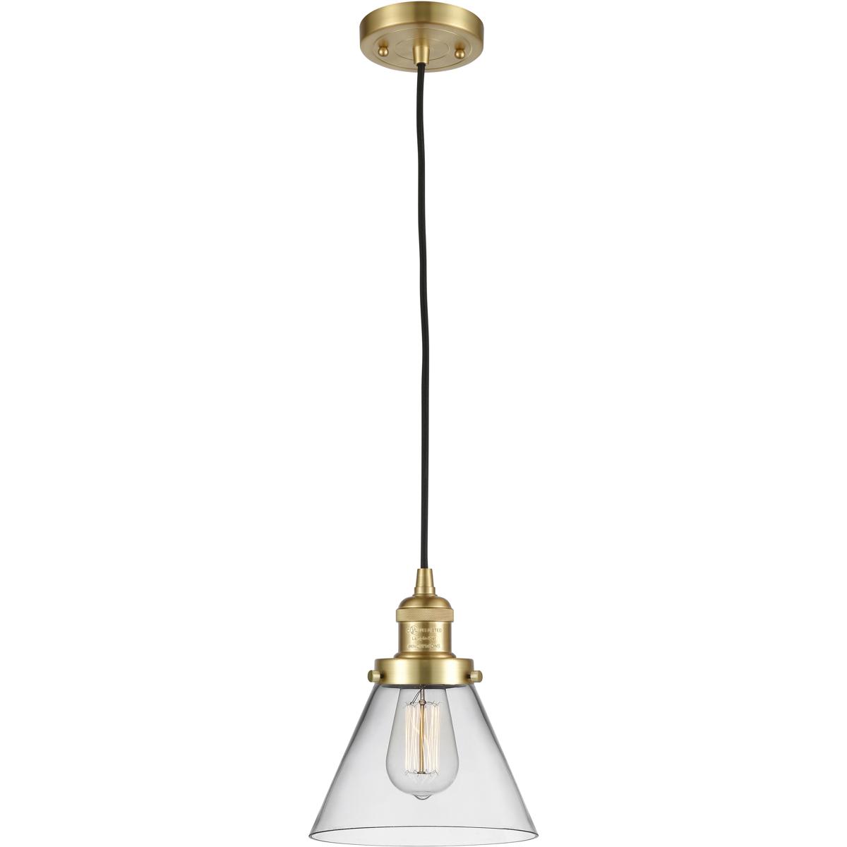Innovations Lighting 1886122 201C-SG-G42 Franklin Restoration Cone Mini Pendant