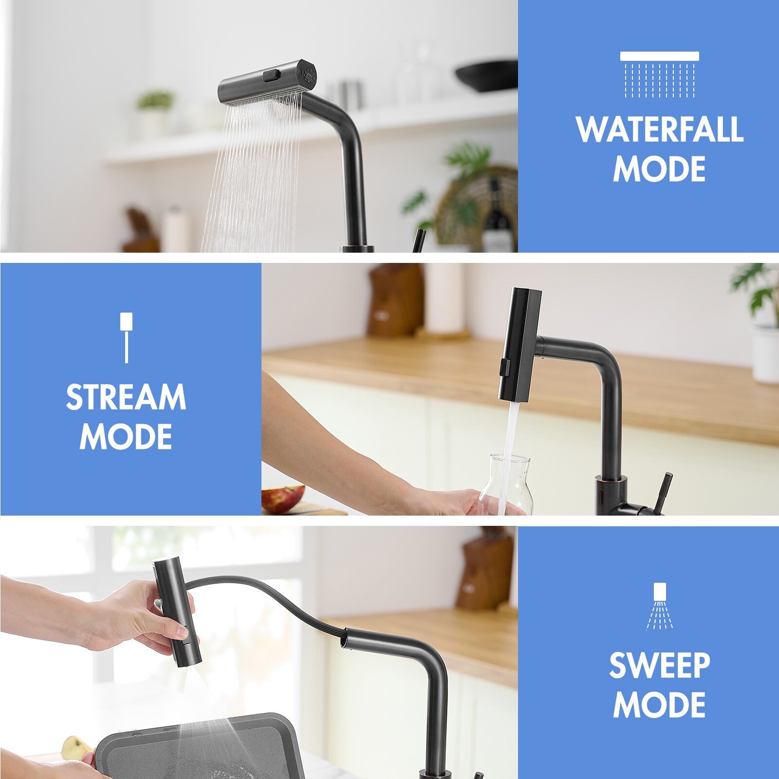 Huluwat XH-2P465296 Kitchen-Faucets - View #3