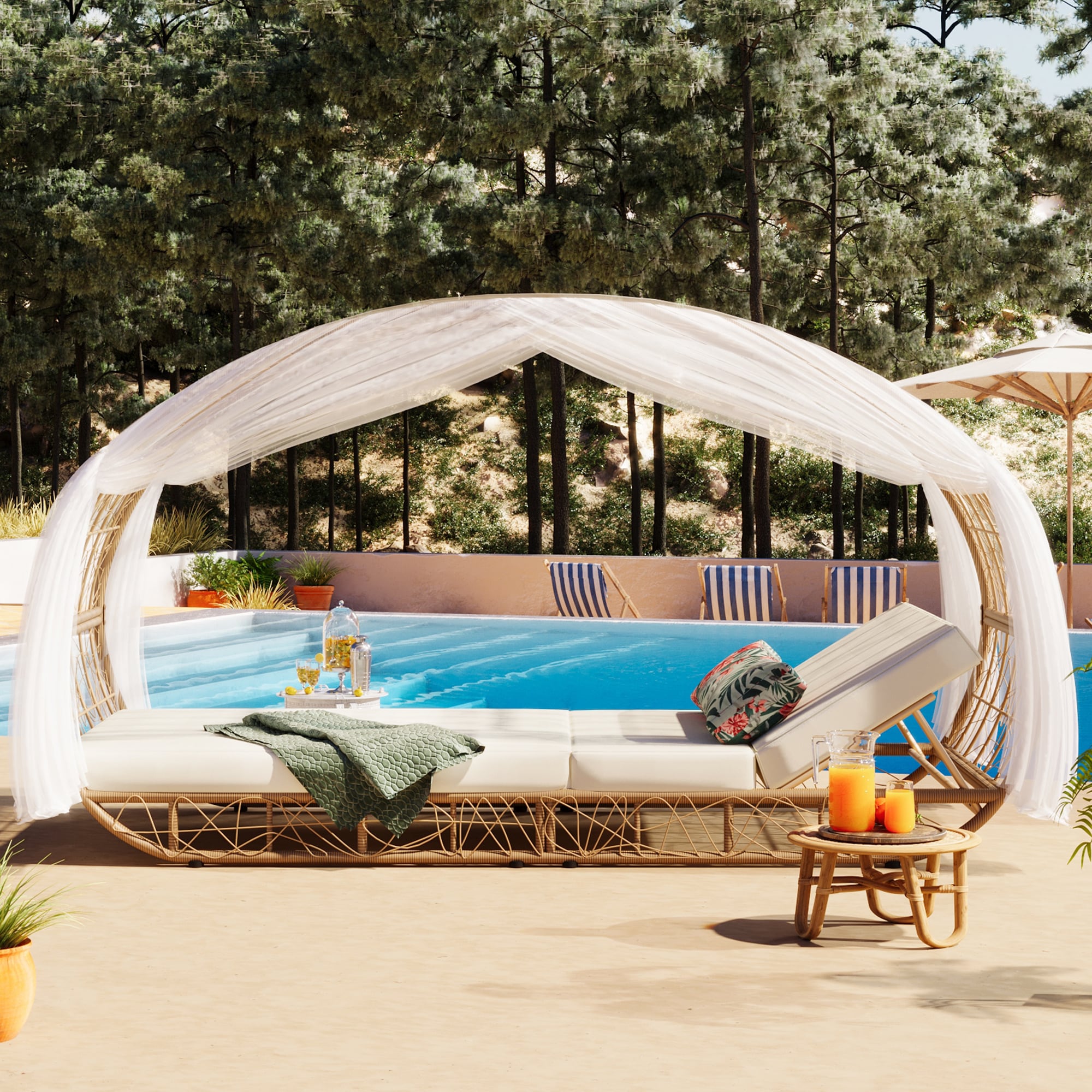 BABOOM BOM-1228AAA-OR Patio-Sofas-Daybeds - View #3