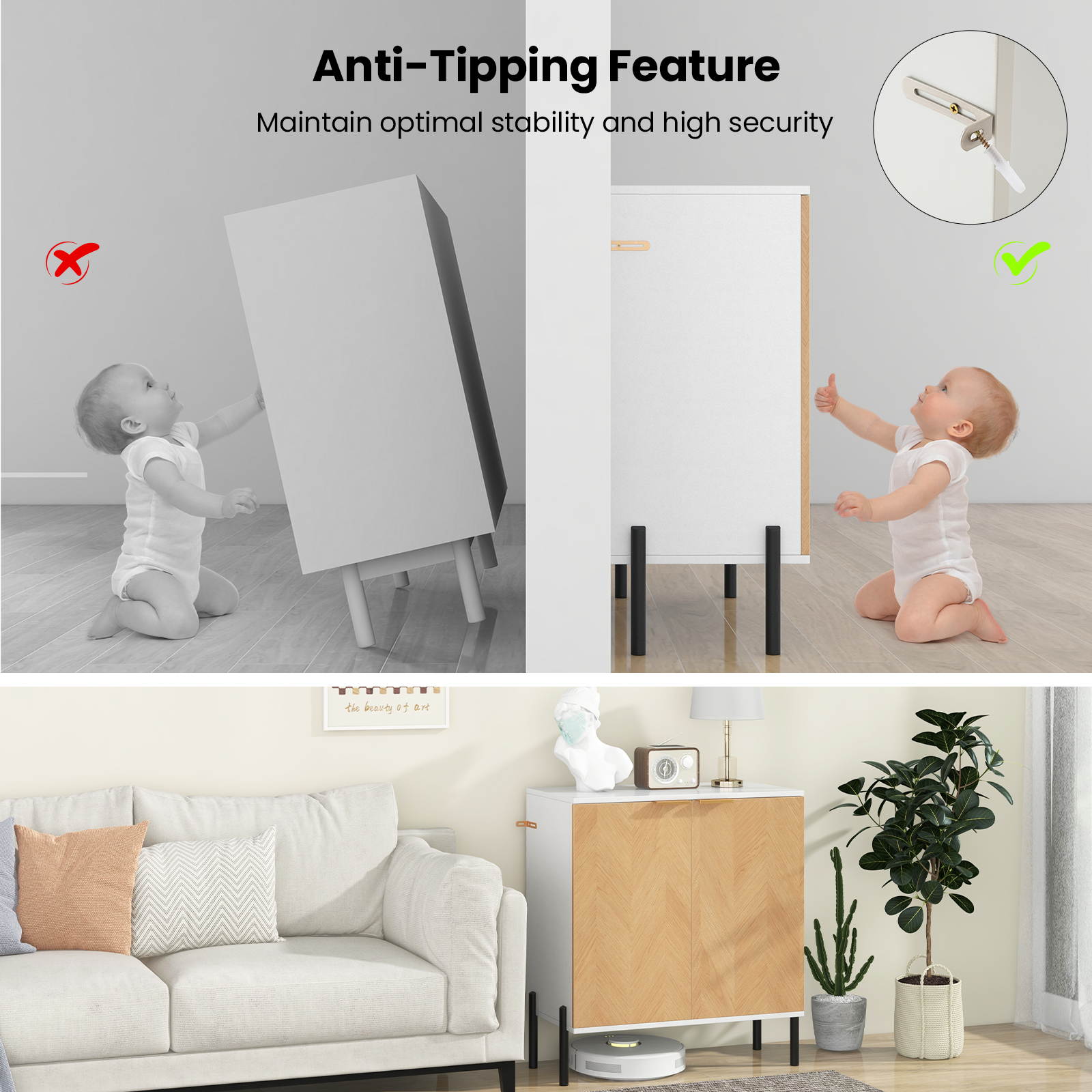 Slickblue D-CO-GY45611VJ Dining-Kitchen-Storarge - View #6