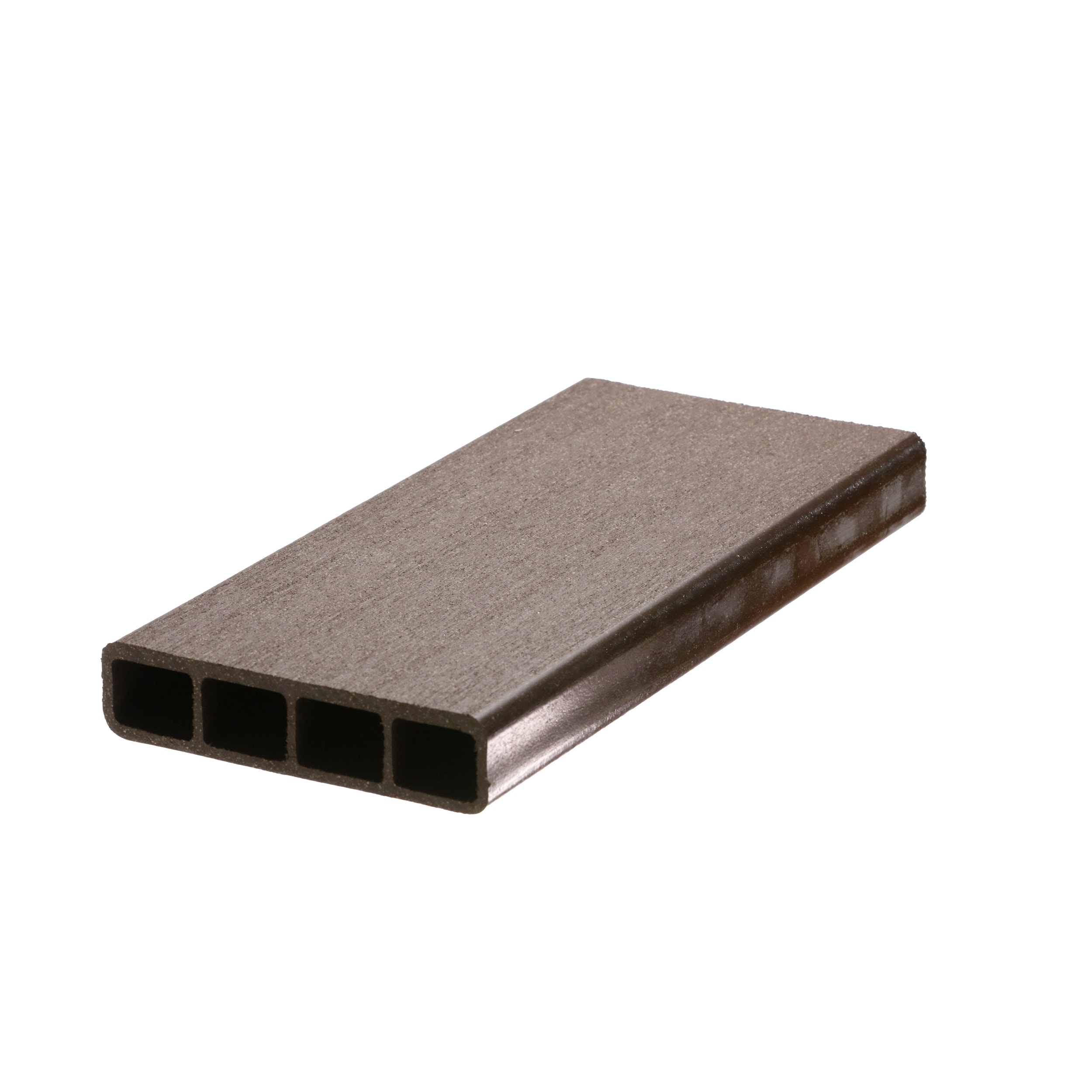 DuxxBak Composite Decking DX-ID-240W-S4S I.Dekk 1-in x 6-in x 20-ft Walnut Square Composite Deck board