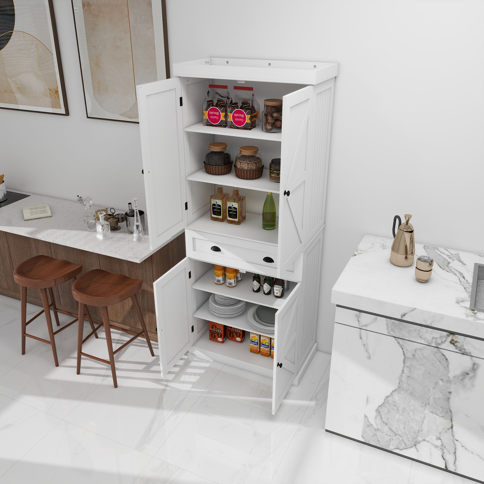 SINOFURN SYA440006WD Dining-Kitchen-Storarge - View #6