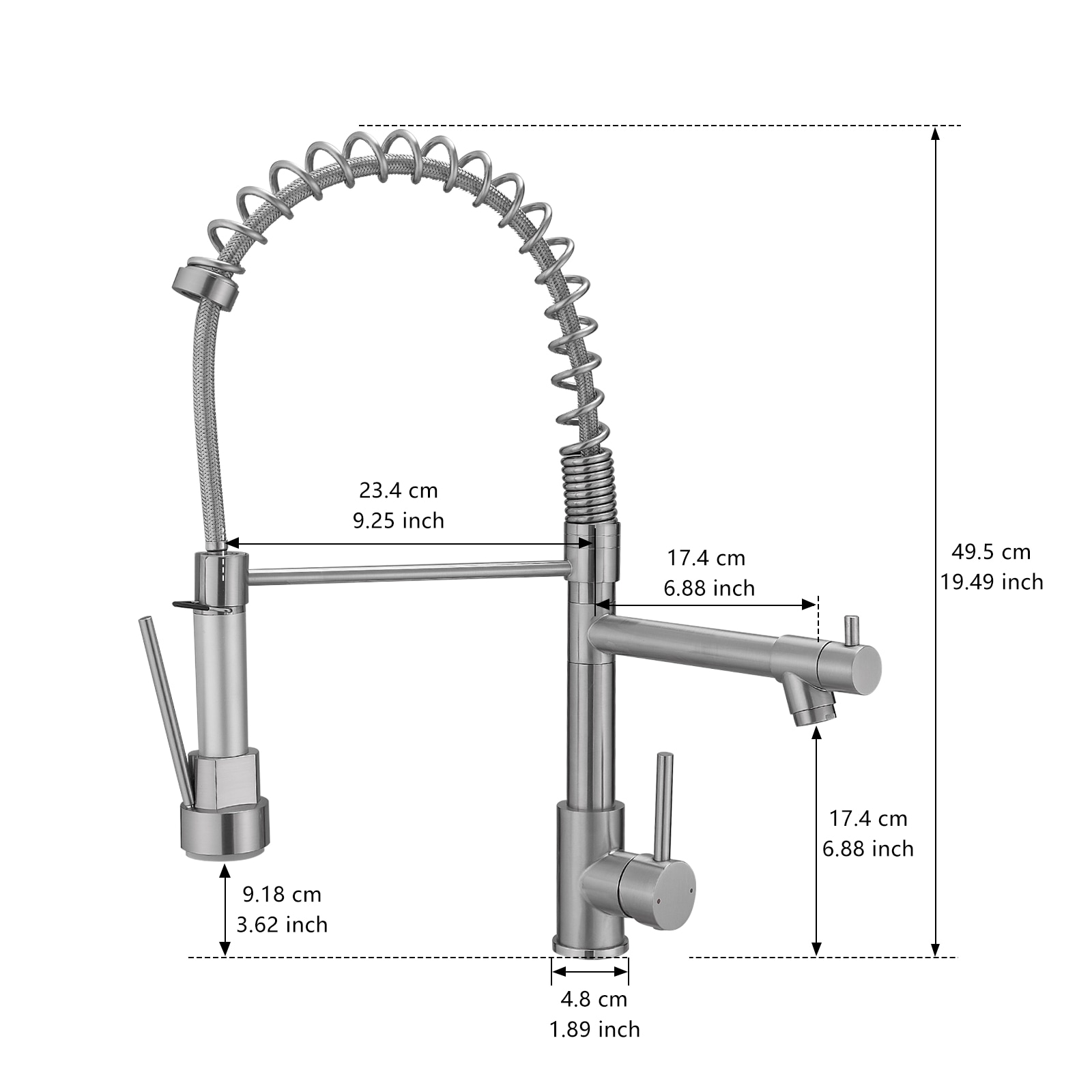 WELLFOR QJ-K-126999NG Kitchen-Faucets - View #7