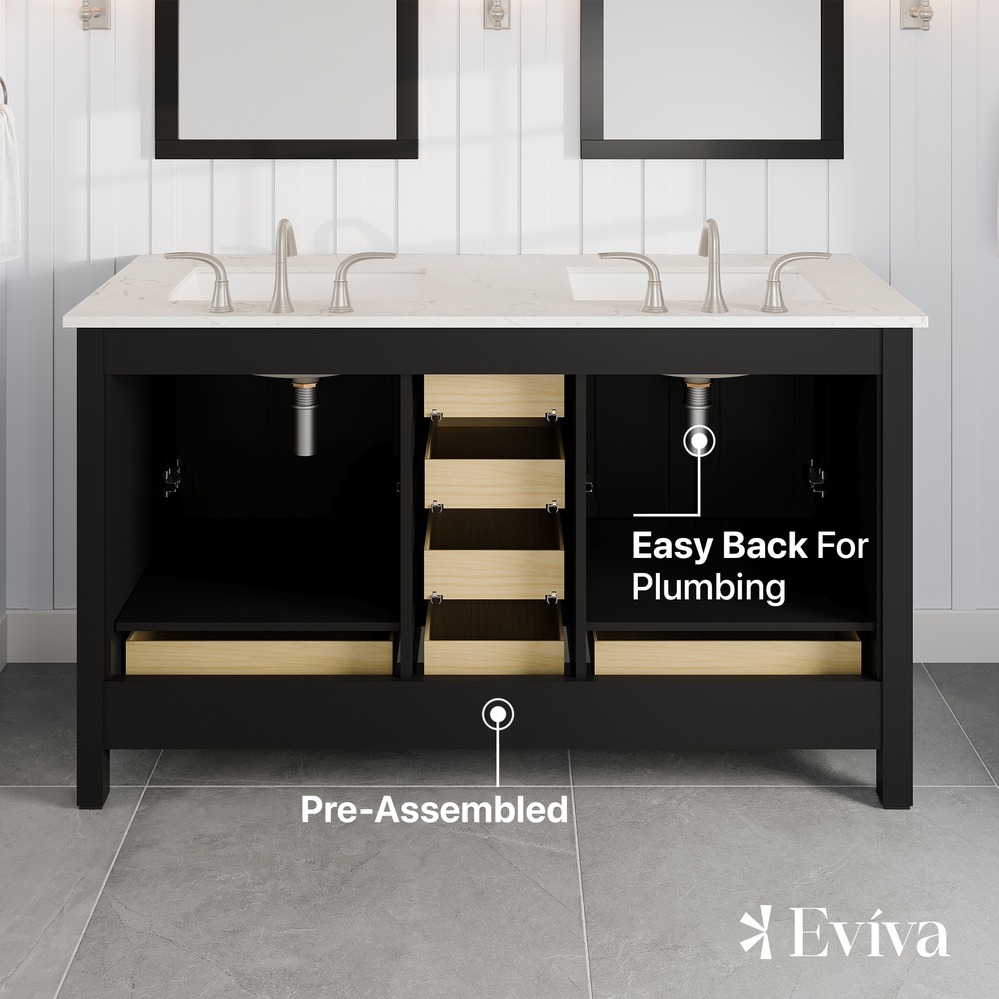 Eviva EVVN412-60ES Bath-Vanity-Combo - View #6