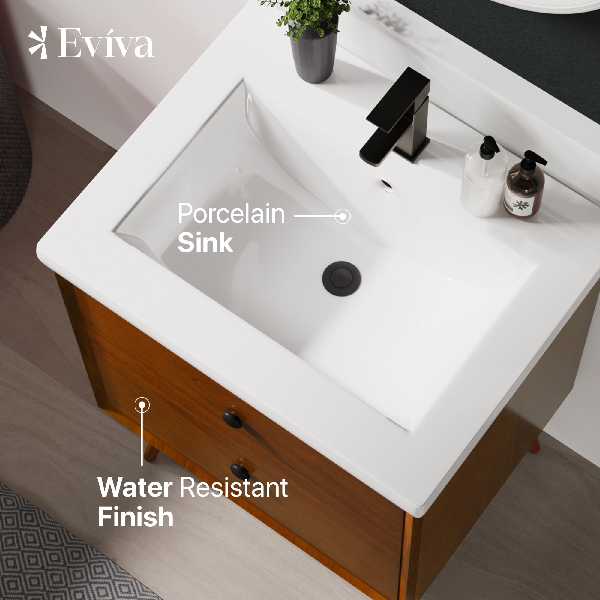 Eviva TVN111-24TK Bath-Vanity-Combo - View #4