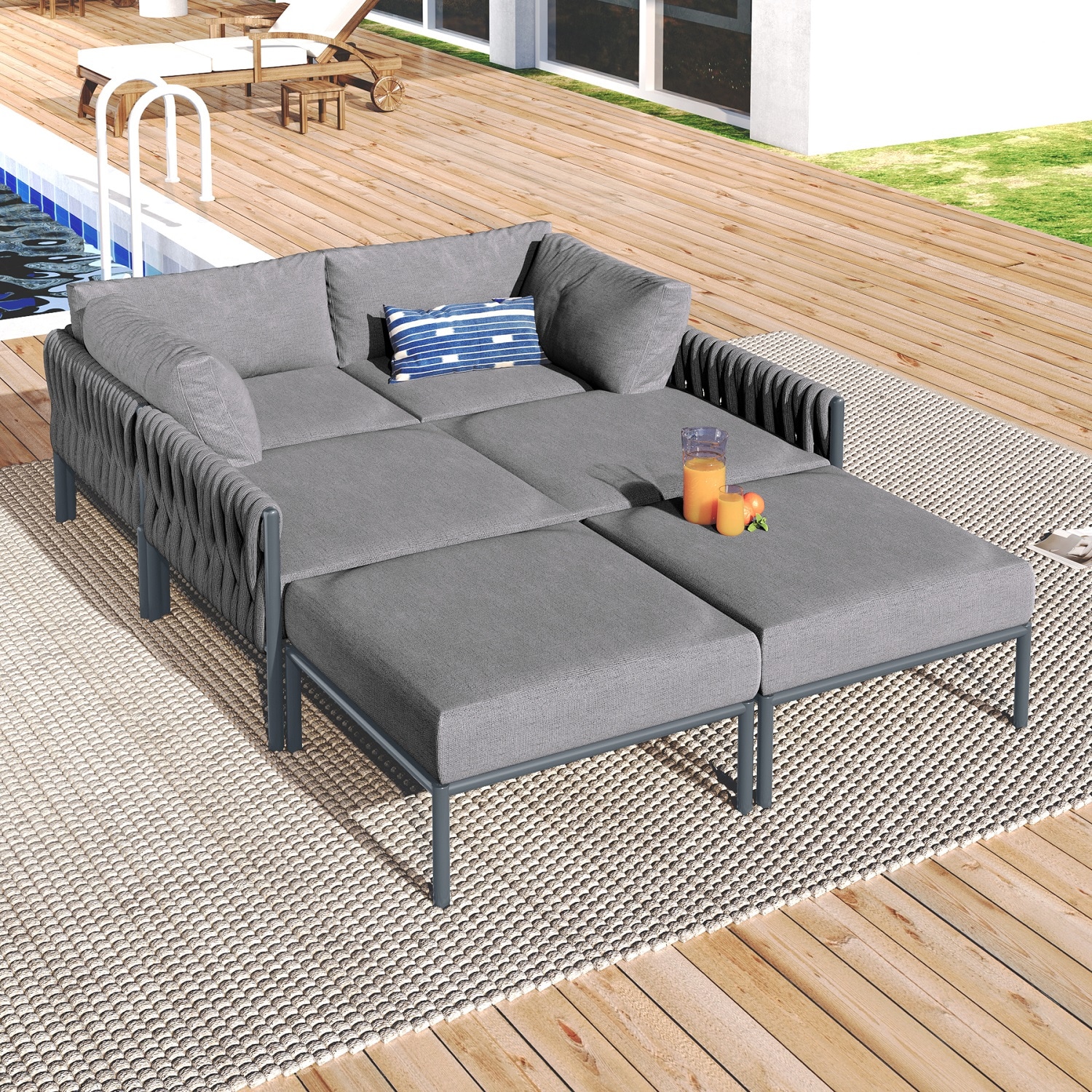 ModernLuxe L-FG201226AAE Patio-Conversation-Sets - View #2