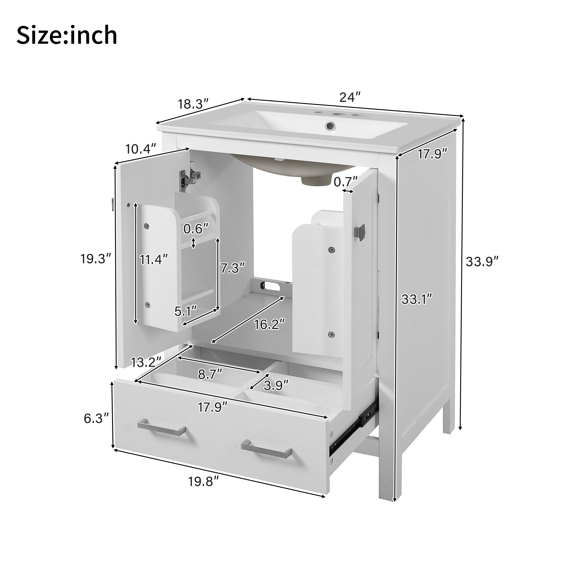Iseryn YSG440KP299 Bath-Vanity-Combo - View #13