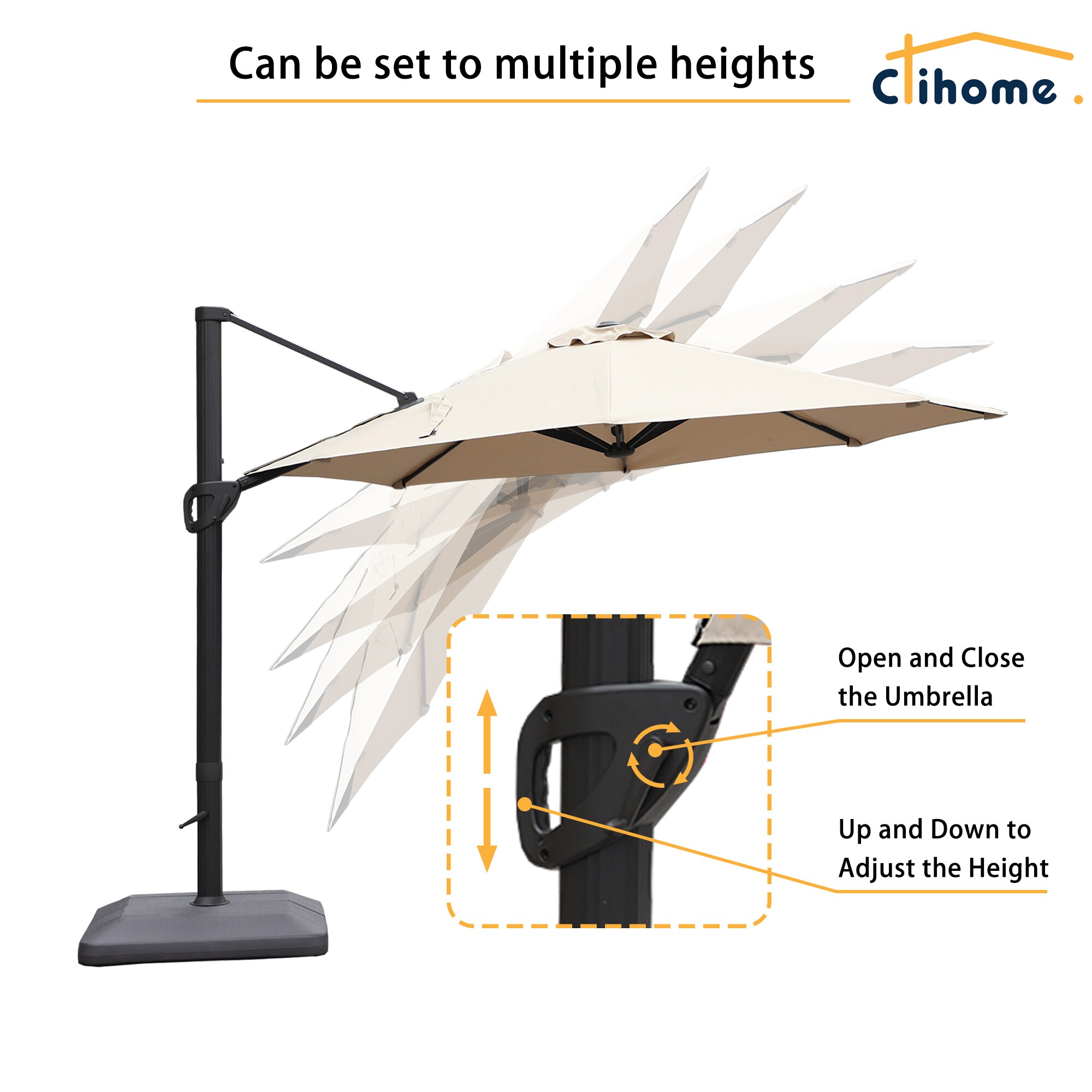 Clihome EDBL-UM1621001RD Umbrellas-2 - View #9