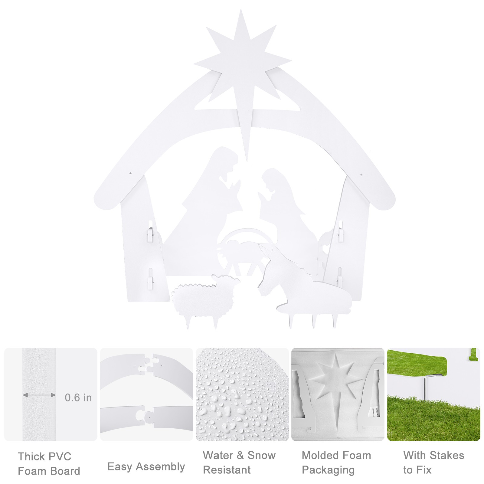 VEELIKE 33051834-ZNSY Outdoor-Christmas-Decor - View #5