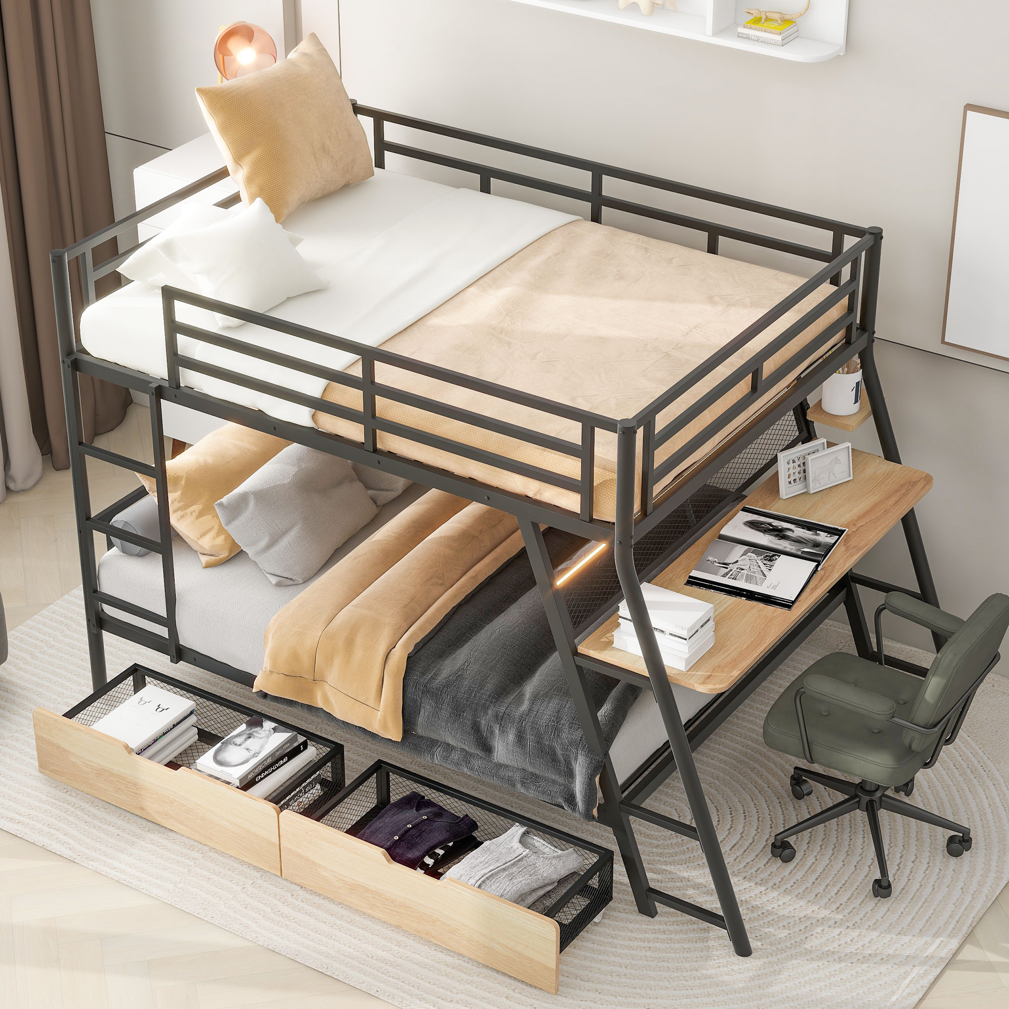 ModernLuxe GX001517AAB Bunk-Beds - View #7