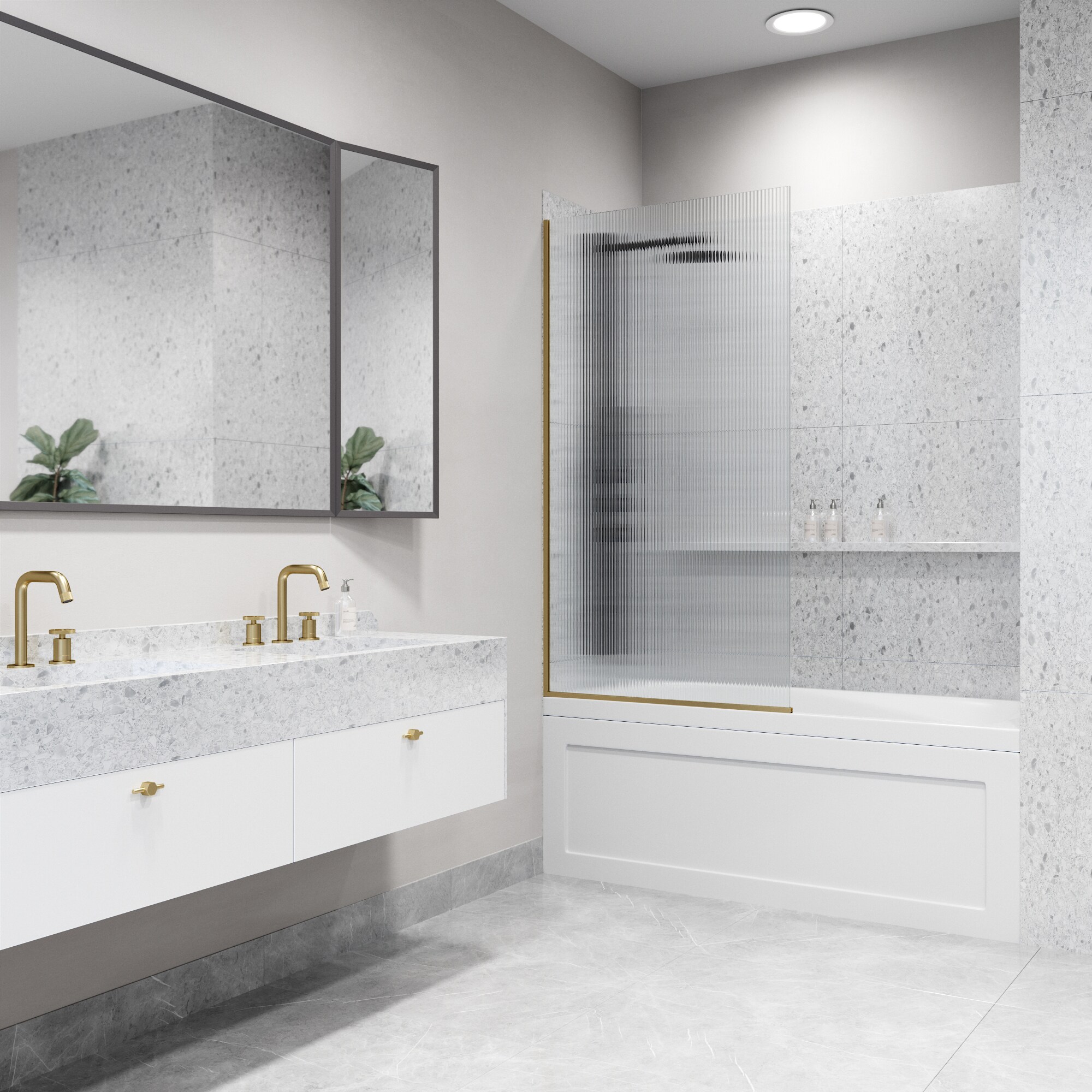 VIGO VG6075MGFL3462 Bathtub-Doors - View #6