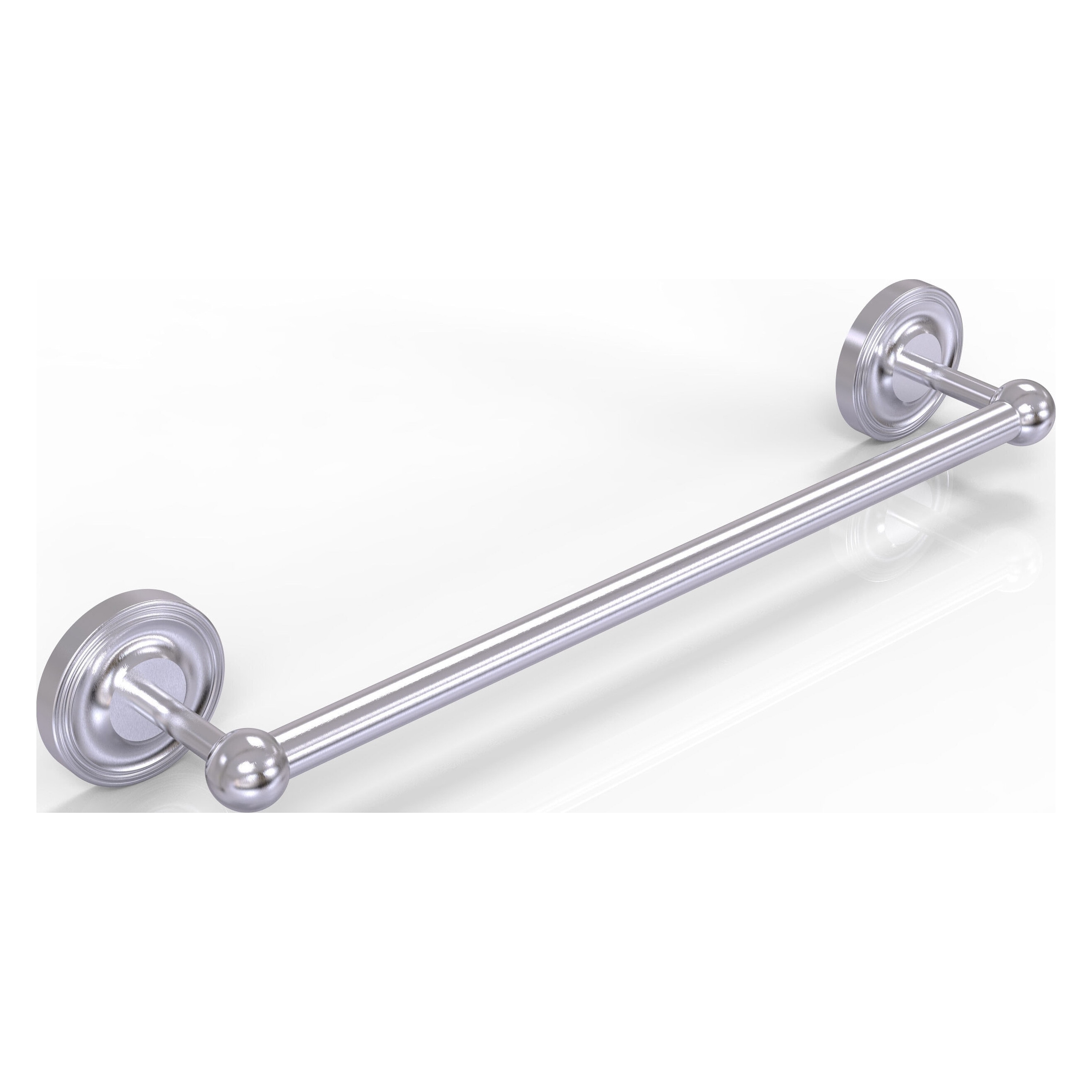 Allied Brass PR-41/18-SCH Prestige Regal 18-in Satin Chrome Wall mount Single Towel Bar